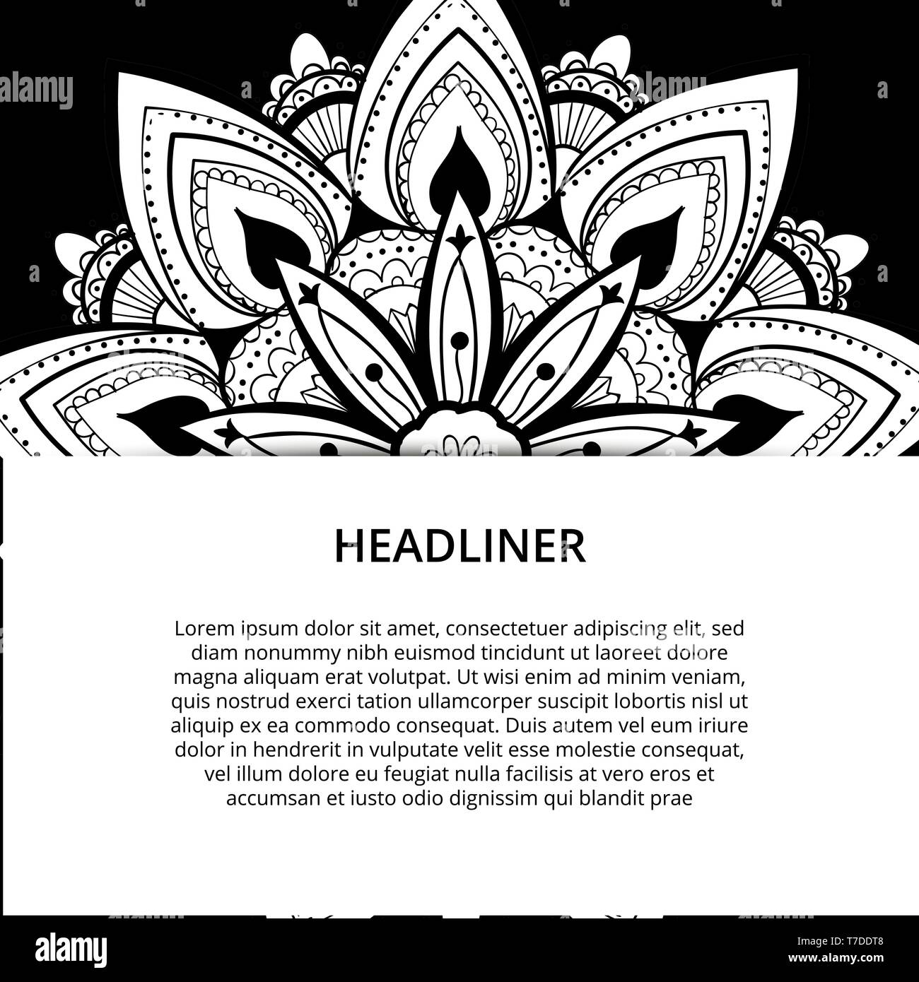 Alte Ramadan flyer Seite ornament Abbildung Konzept. Jahrgang Kunst traditionelle, Islam, arabische, indische, Magazin, Elemente. Dekorative retro Gruß Stock Vektor