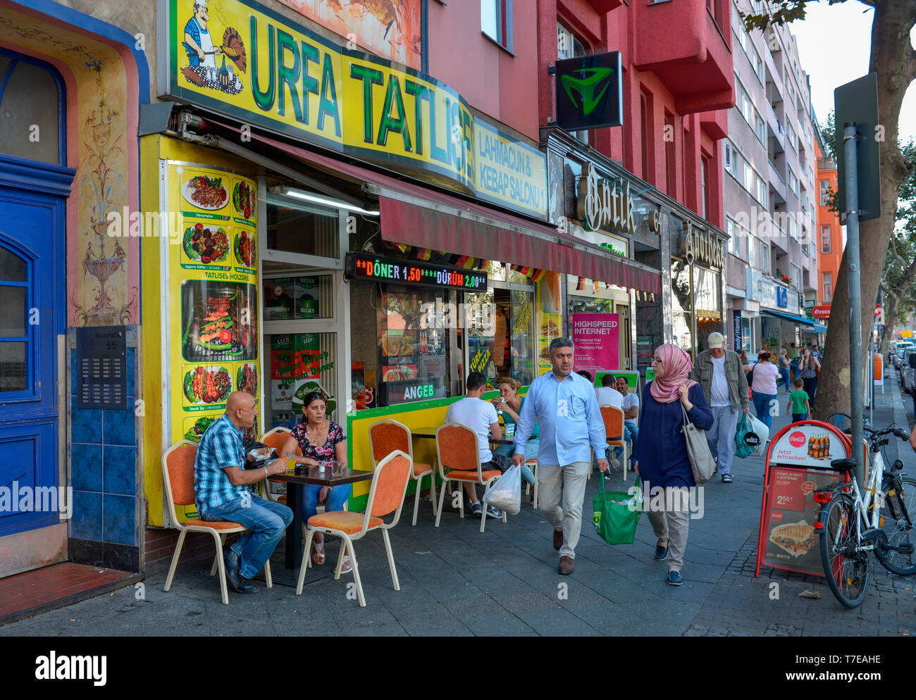 Badstraße, Gesundbrunnen, Mitte, Berlin, Deutschland Stockfoto