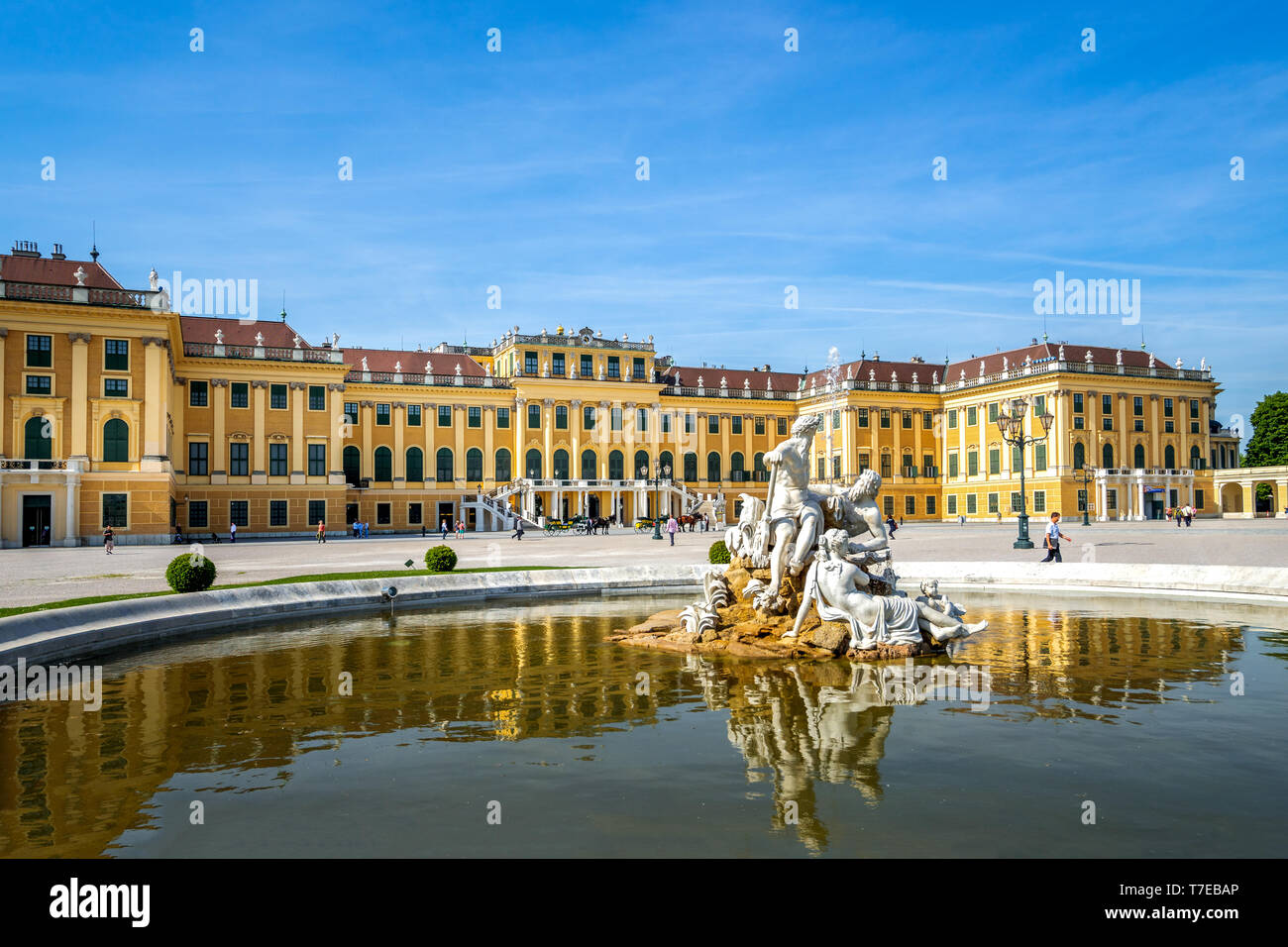 Schloss Schönbrunn in Wien, Österreich Stockfoto