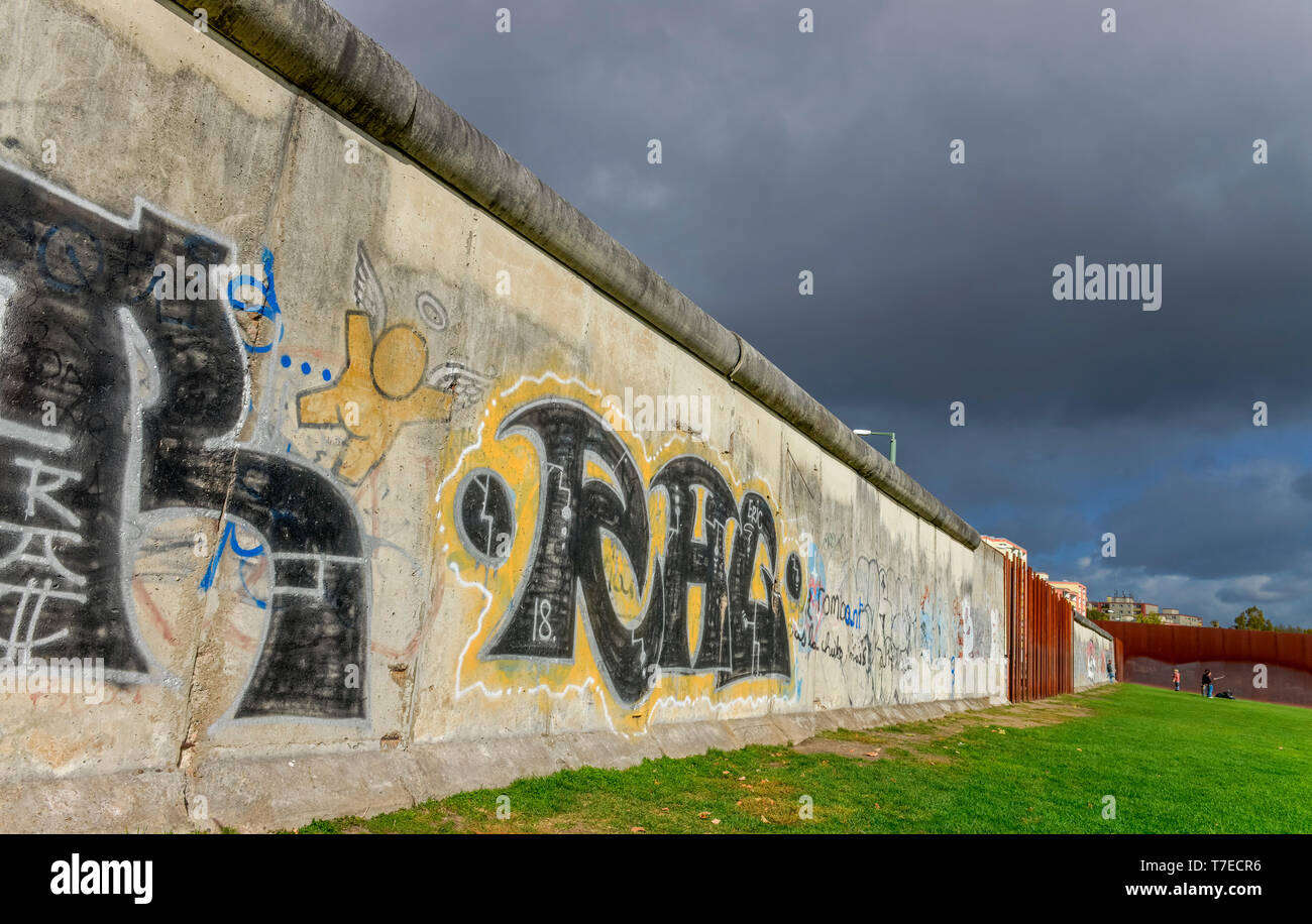 Gedenkstaette Berliner Mauer, Bernauer Straße, Mitte, Berlin, Deutschland Stockfoto