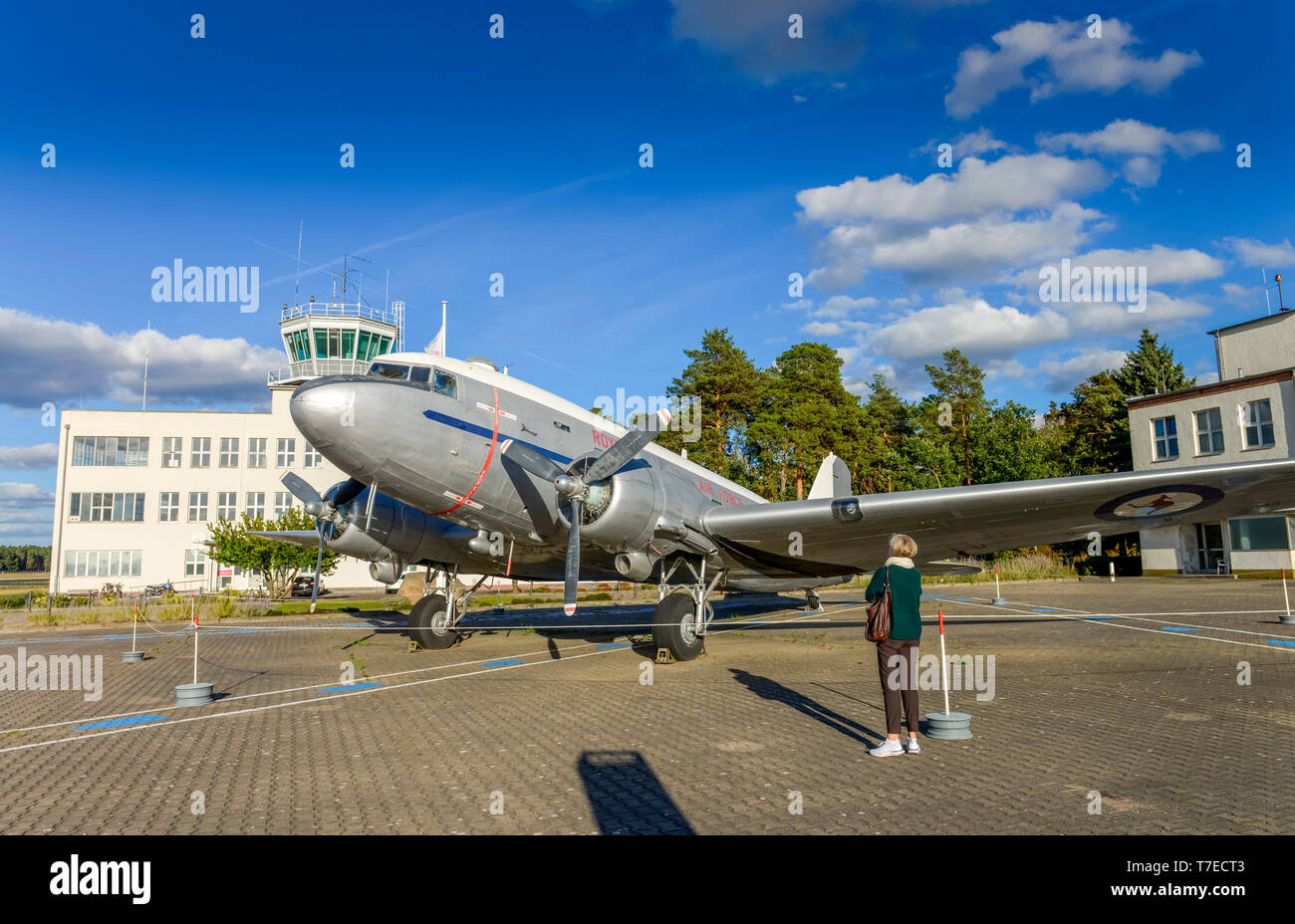 Rosinenbomber, Freiflaeche, Militaerhistorisches Museum, Flugplatz Gatow, Berlin, Deutschland, Militärhistorisches Museum Stockfoto