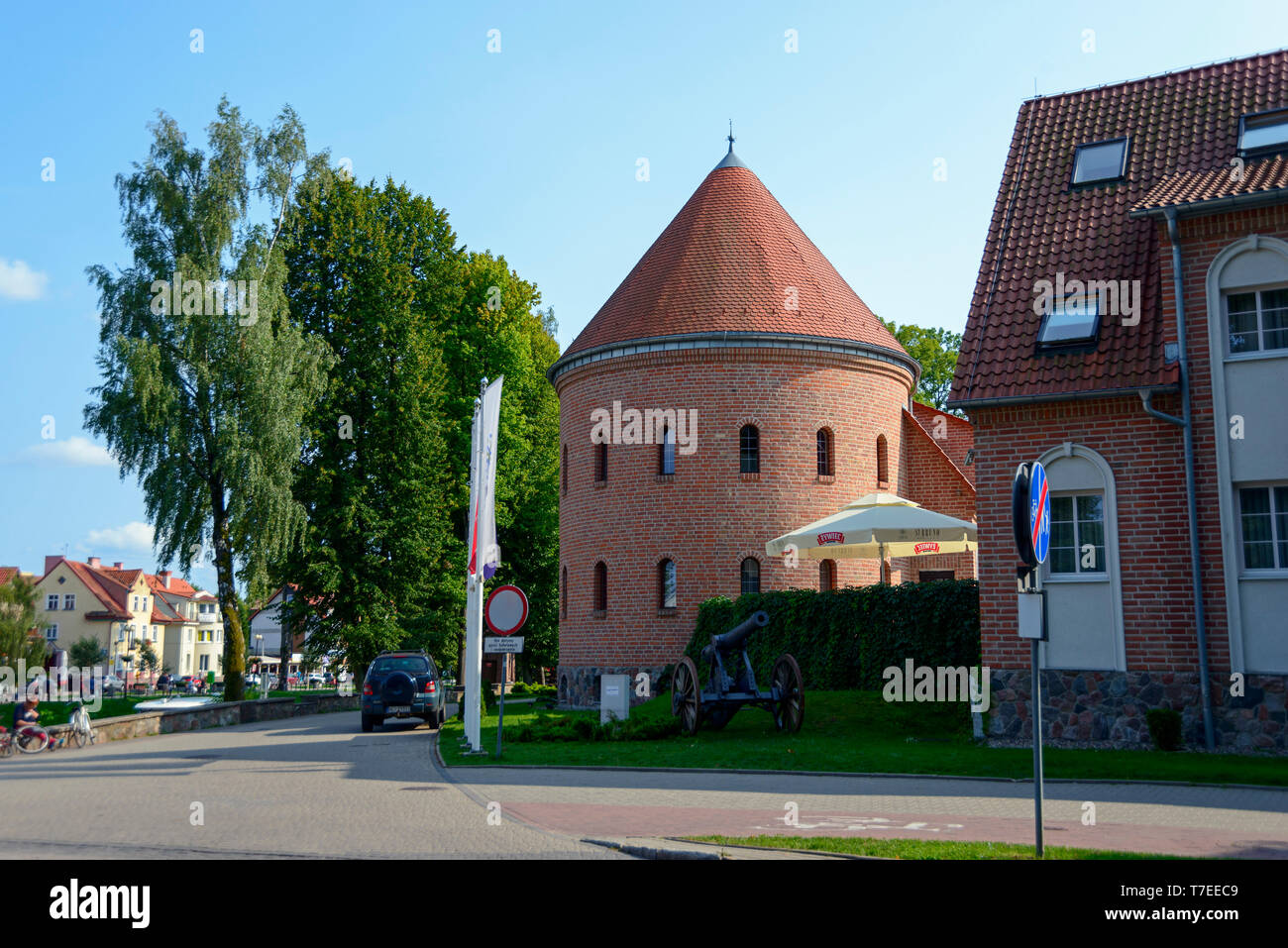 Schloss, Gizycko, Ermland Masuren, Polen Stockfoto