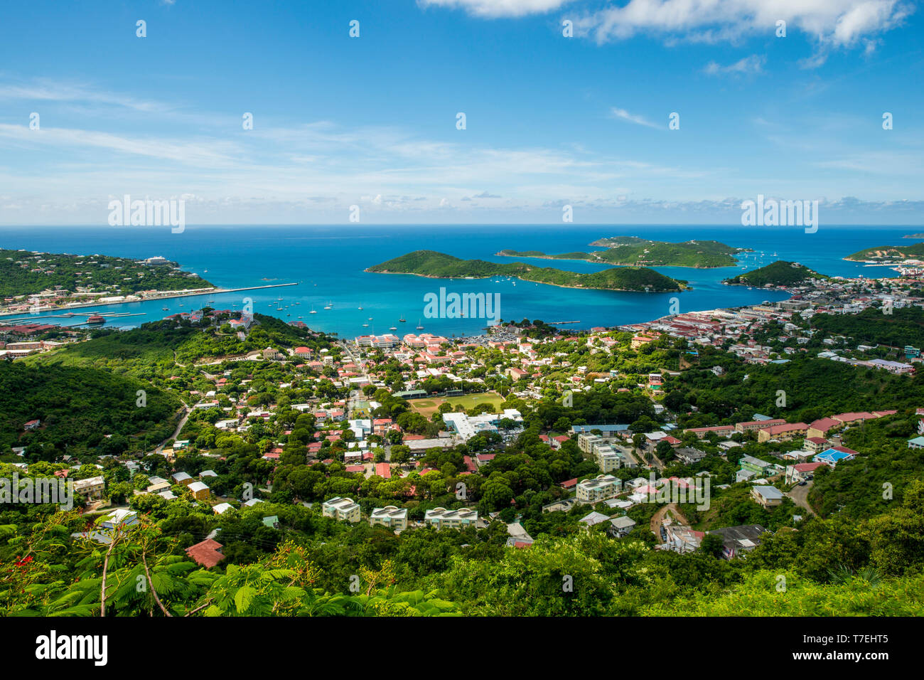 Charlotte Amalie, St. Thomas, US Virgin Islands. Stockfoto