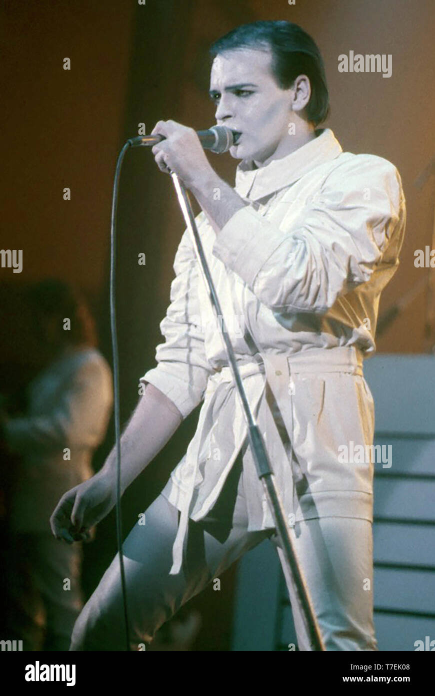 GARY NUMAN Deutsch pop Sänger und Musiker ca. 1984 Stockfoto