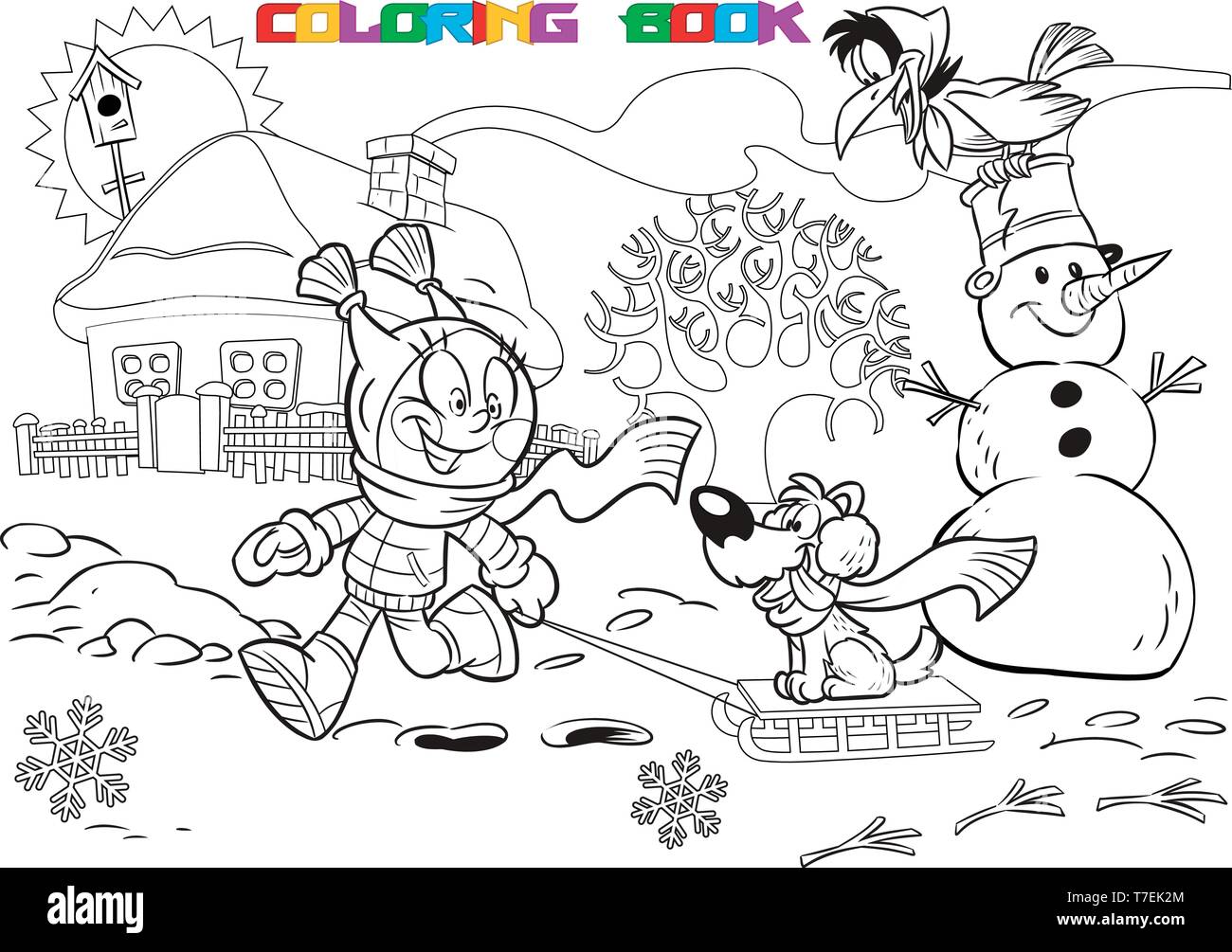 Malvorlagen Winter Weihnachten Norwegen - Ausmalbilder Guru