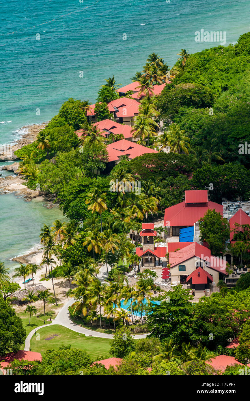 Karambolen Beach Resort, St. Croix, US Virgin Islands. Stockfoto