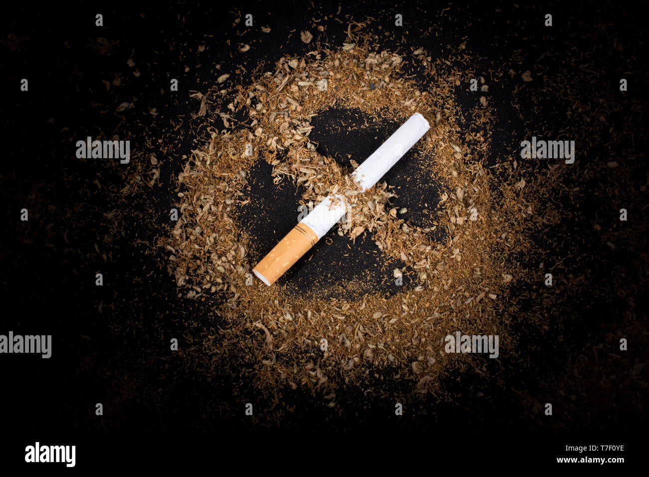 Weltnichtrauchertag Poster für Sagen rauchen Konzept Stockfoto