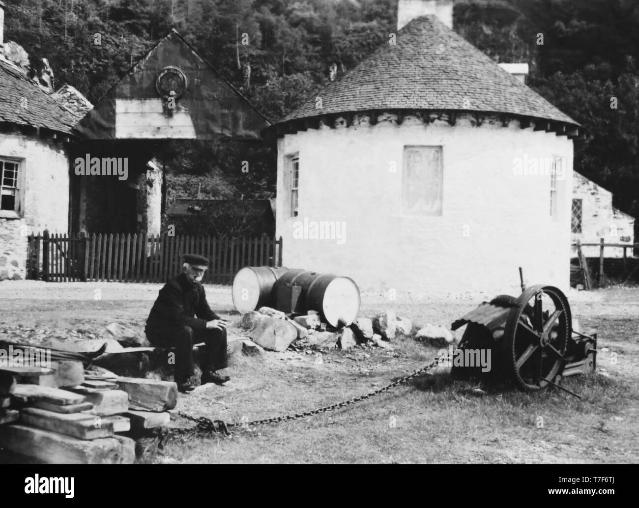 Port Appin, Schottland, vermutlich 1950er Jahre Stockfoto
