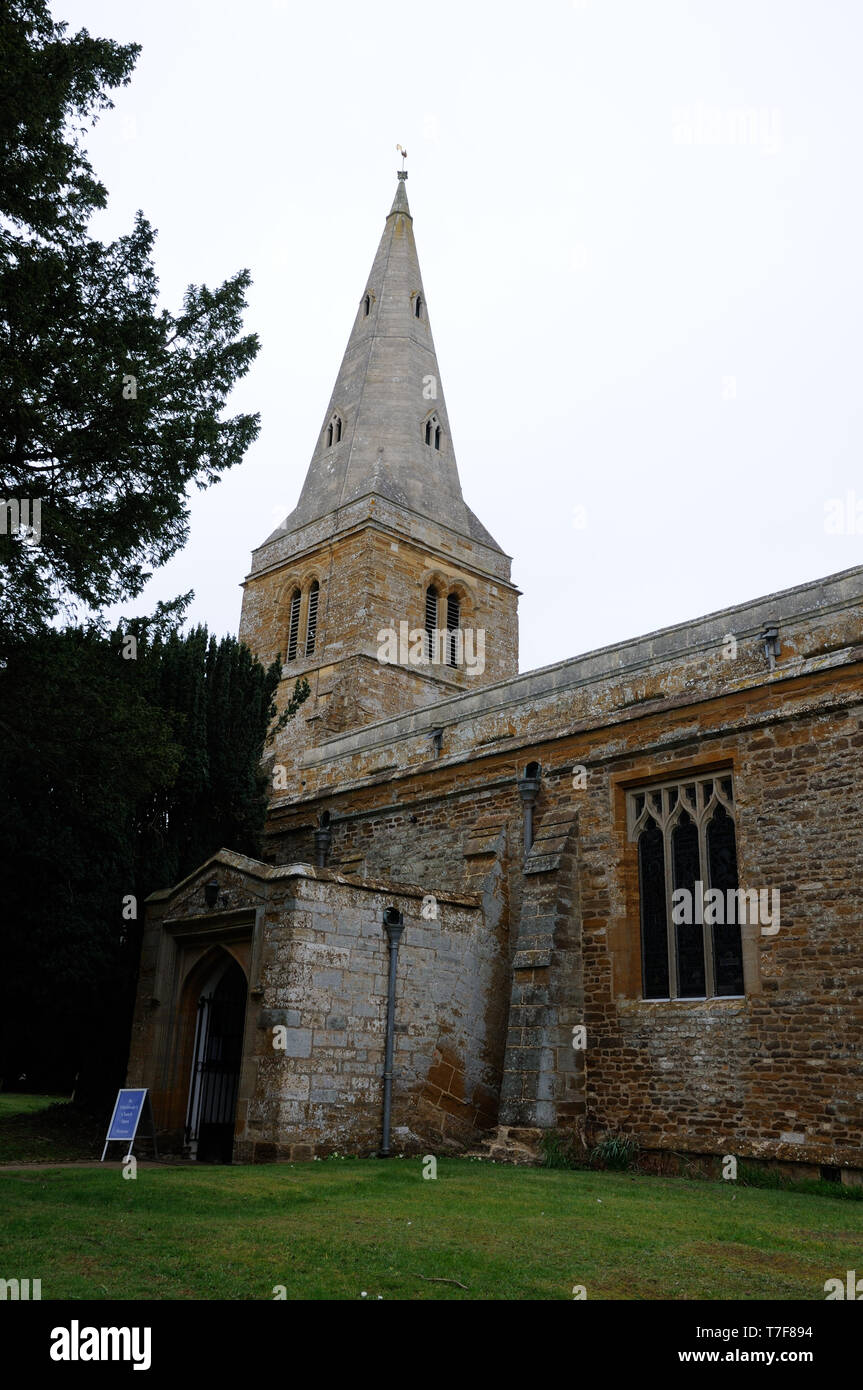 St Etheldreda Kirche, Guilsborough, Northamptonshire Stockfoto