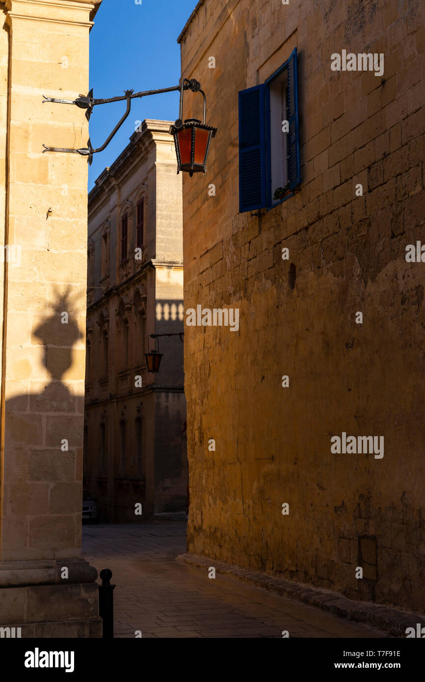 Malta, Malta, Mdina (Rabat) alten ummauerten Stadt Stockfoto