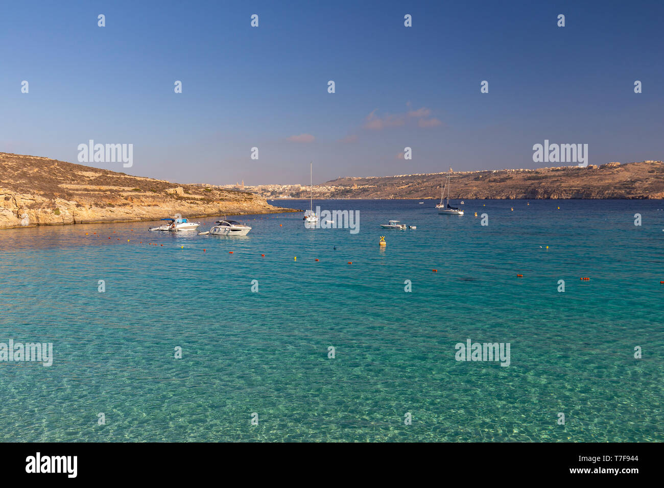 Malta, Comino, Blaue Lagune Stockfoto