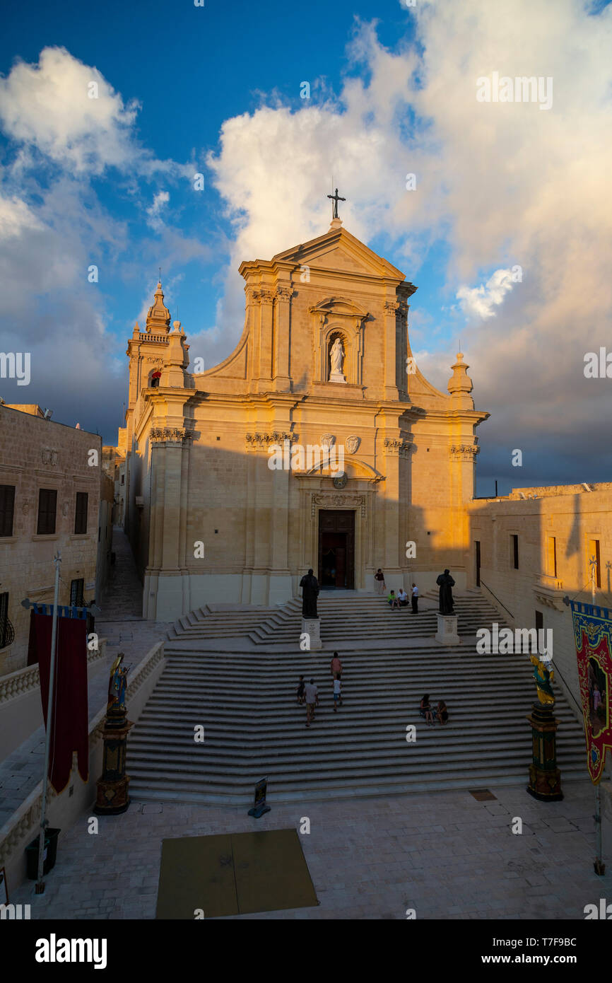 Malta, Gozo, Victoria (Rabat), alte Zitadelle Stockfoto