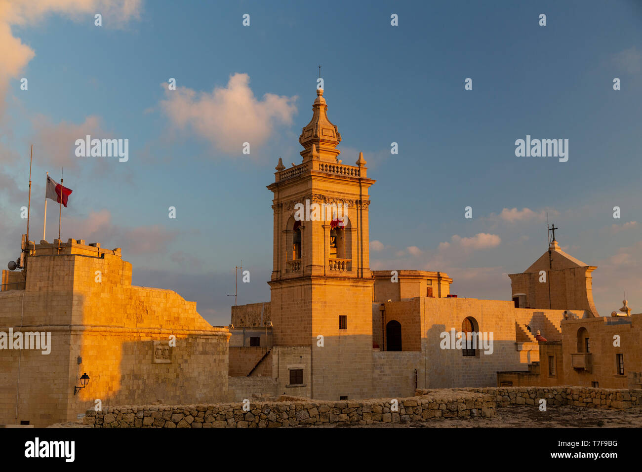 Malta, Gozo, Victoria (Rabat), alte Zitadelle Stockfoto