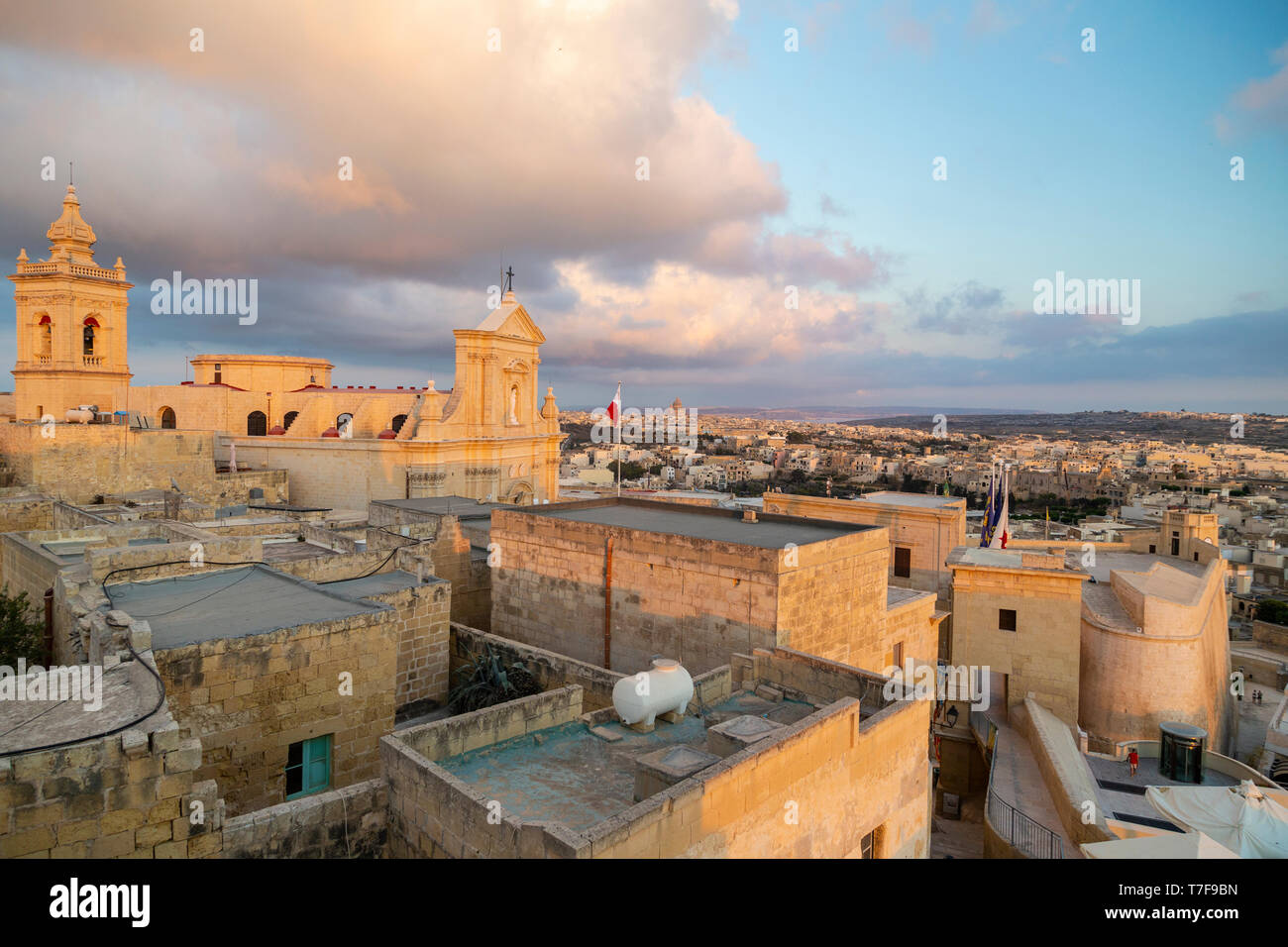 Malta, Gozo, Victoria (Rabat), alte Zitadelle Stockfoto