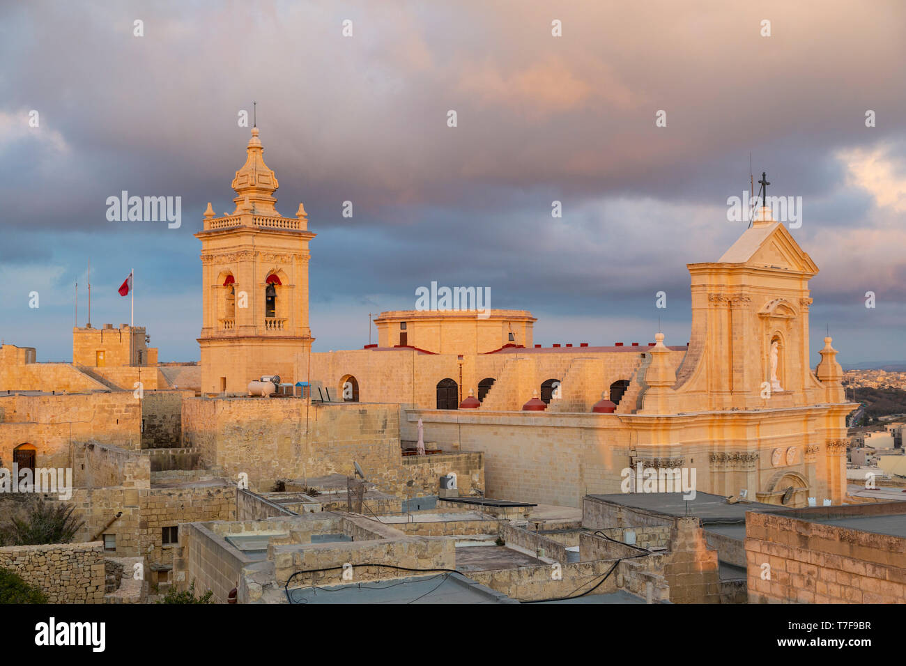 Malta, Gozo, Victoria (Rabat), alte Zitadelle Stockfoto