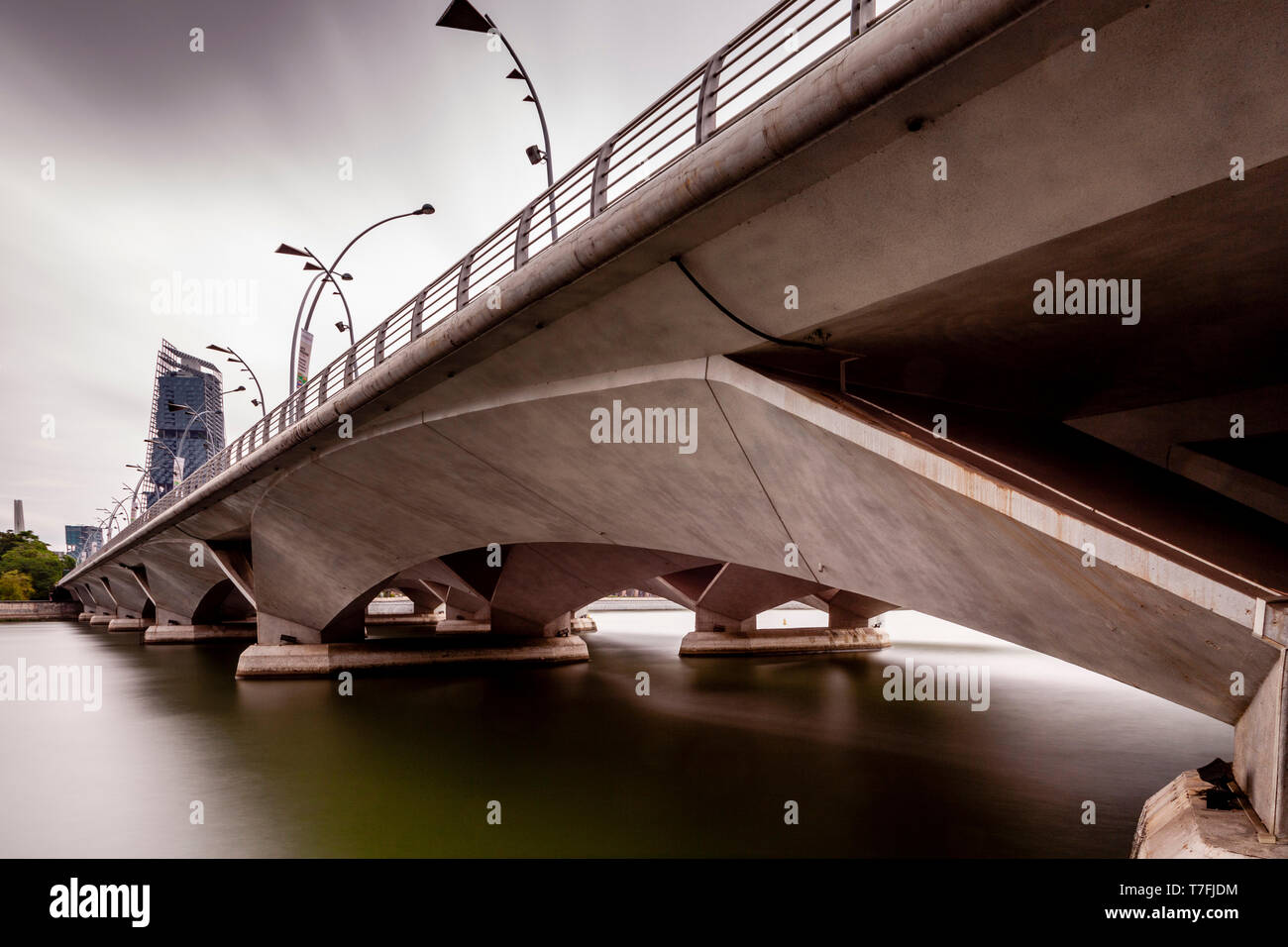 Der Jubilee Bridge, Downtown, Singapur, Südostasien Stockfoto