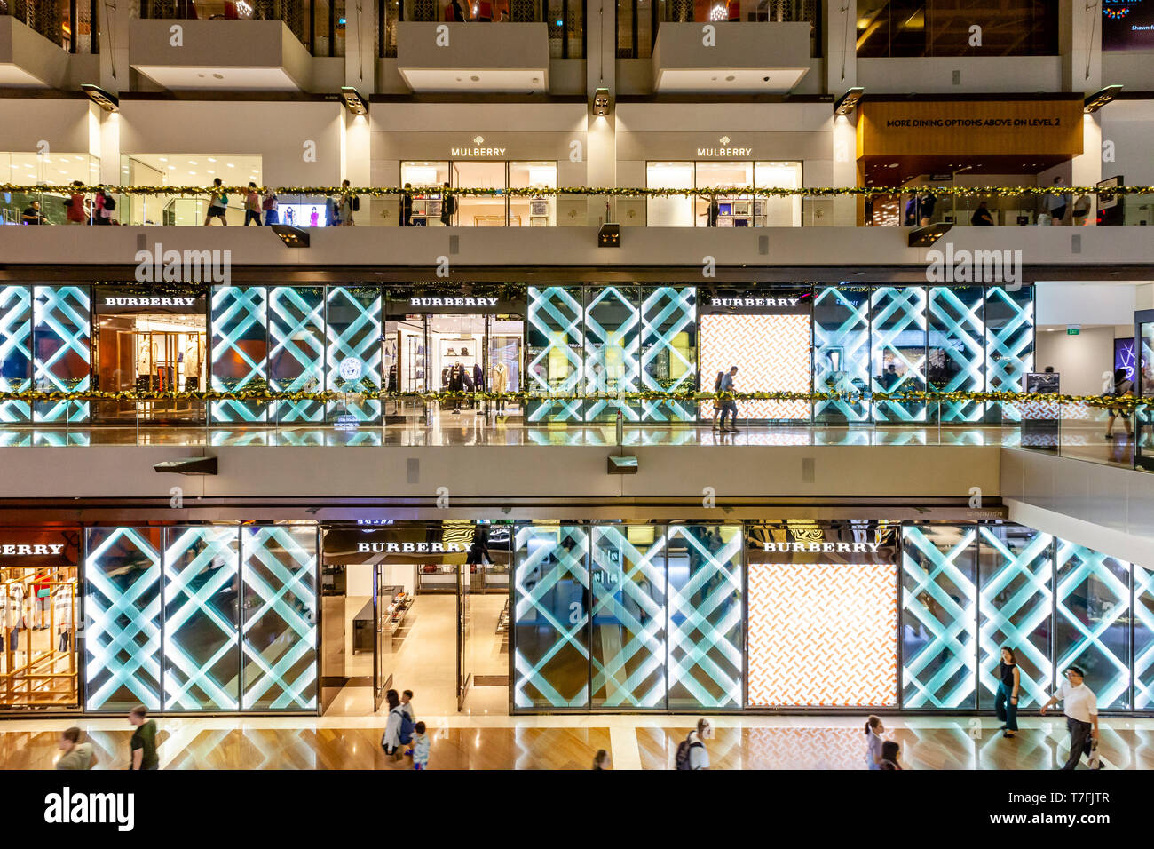 Die Geschï¿½te an der Marina Bay Sands, Singapur, Südostasien Stockfoto