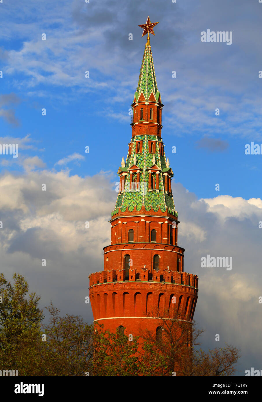 Foto der Rote Turm von der Moskauer Kreml Stockfoto