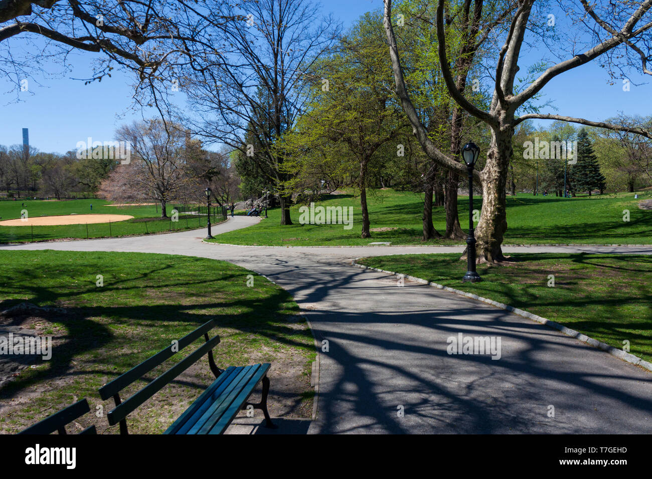 Central Park, Uptown Manhattan, New York City, USA Stockfoto