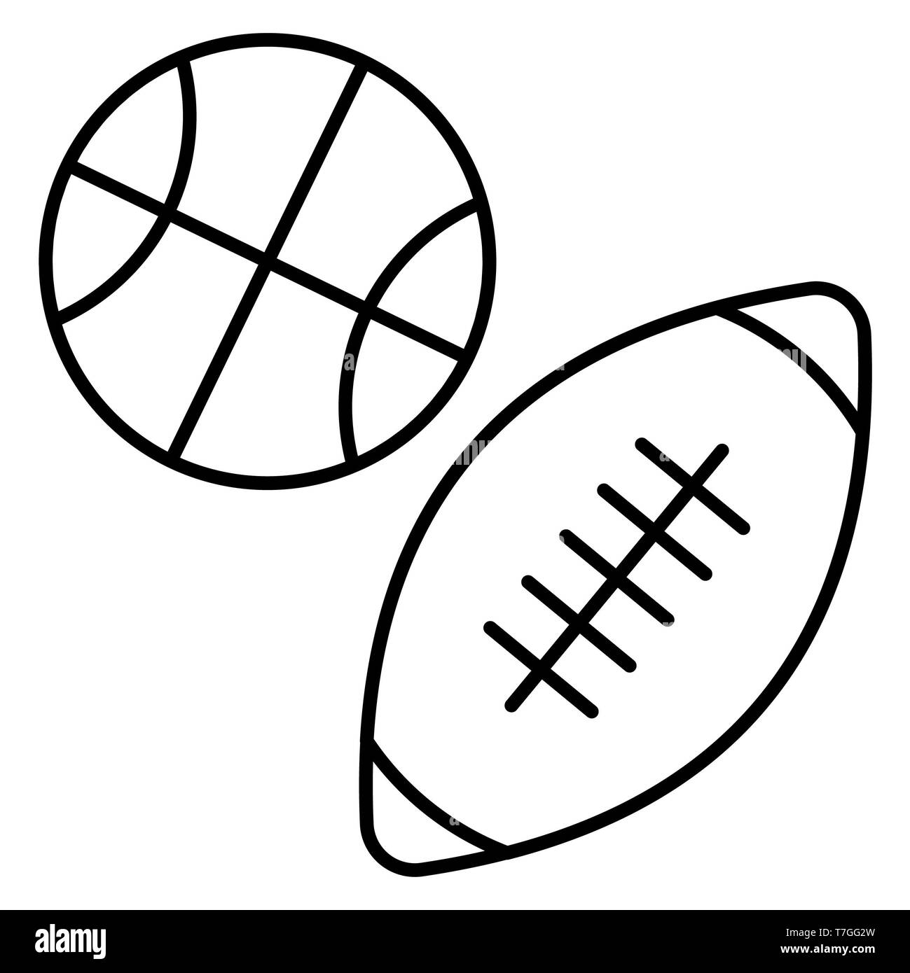 Sport Symbol, Vector Illustration, Bildung Übersicht Stockfoto