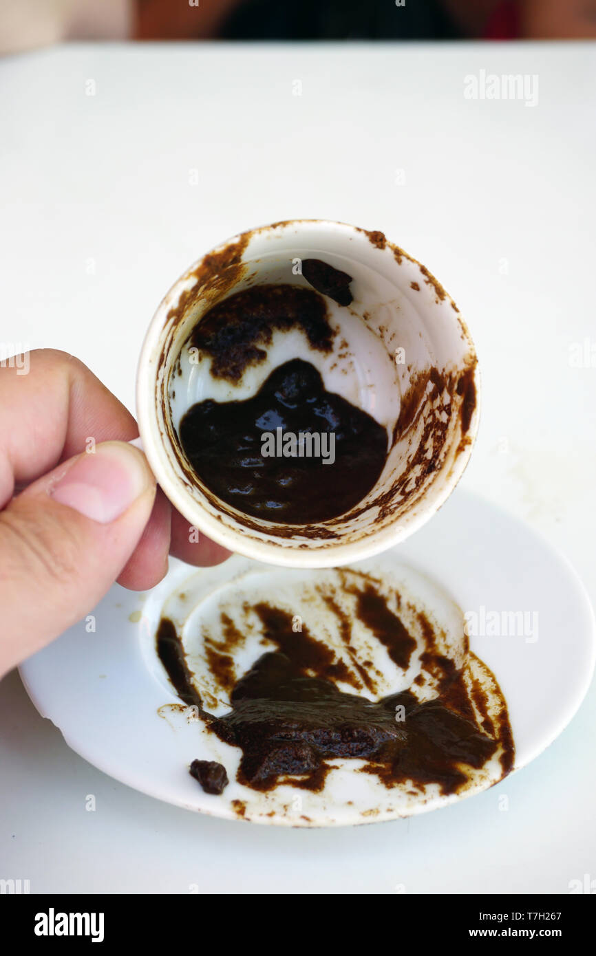 Türkischer Kaffee und traditionellen Wahrsagen Stockfotografie - Alamy