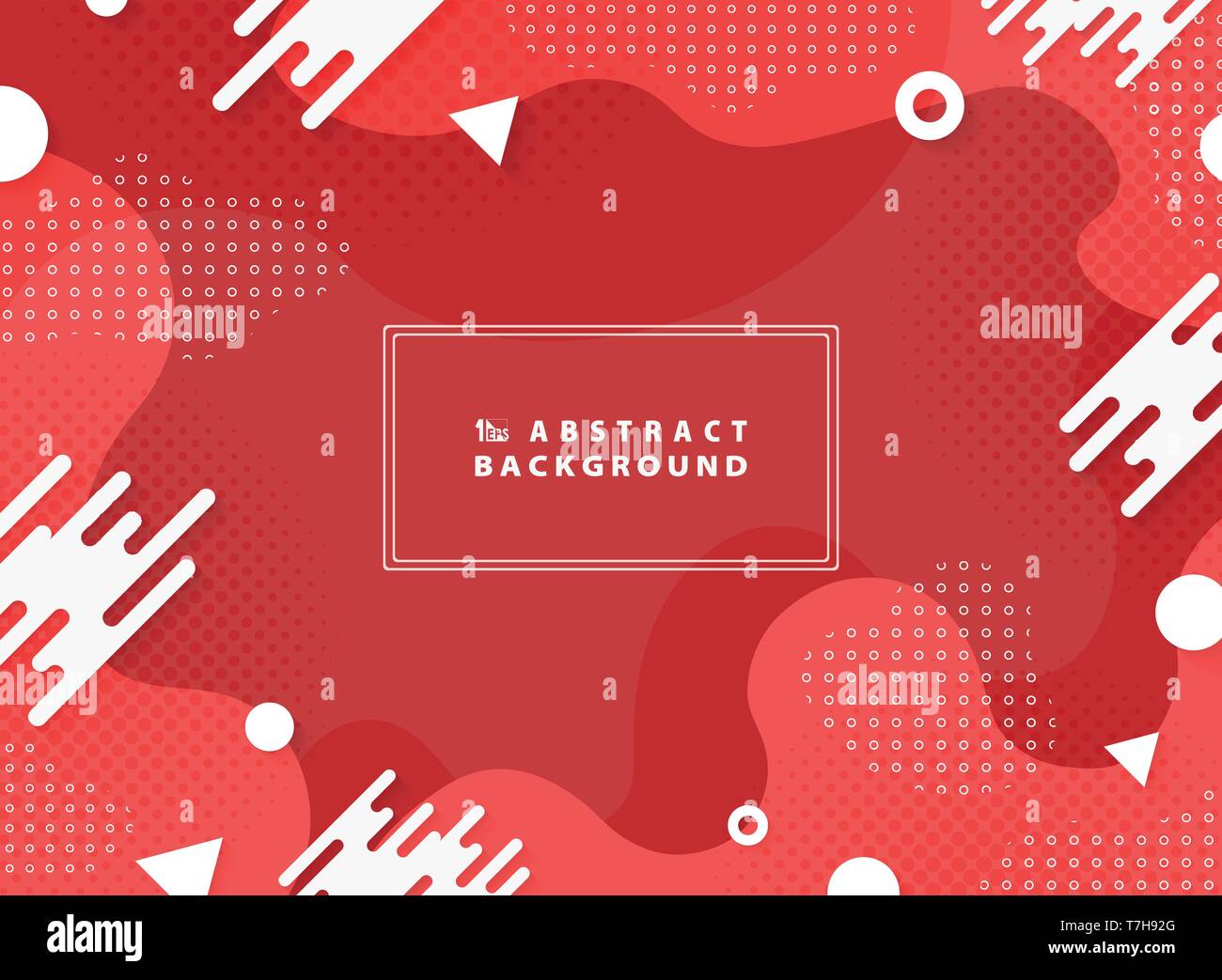 Abstrakte lebende Korallen vektor design geometrischen Element Hintergrund. Sie können für die Landing Page, Web site verwenden, Muster, Zeichnungen, Drucken, Cover Design, Stock Vektor