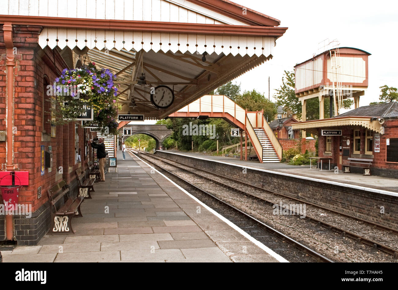 Toddington Bahnhof Gloucestershire Stockfoto