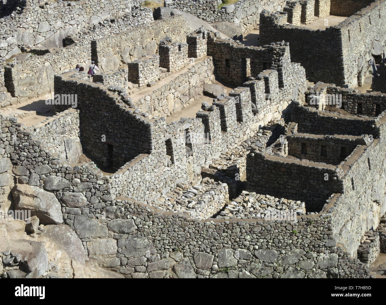 Machu Picchu in der Region Cusco, Urubamba in der Provinz in den östlichen Kordilleren des südlichen Peru. Stockfoto