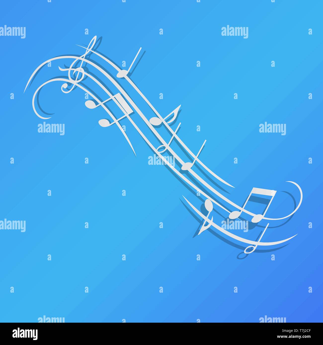 Quarter Note Vector Vectors Stockfotos und -bilder Kaufen - Alamy