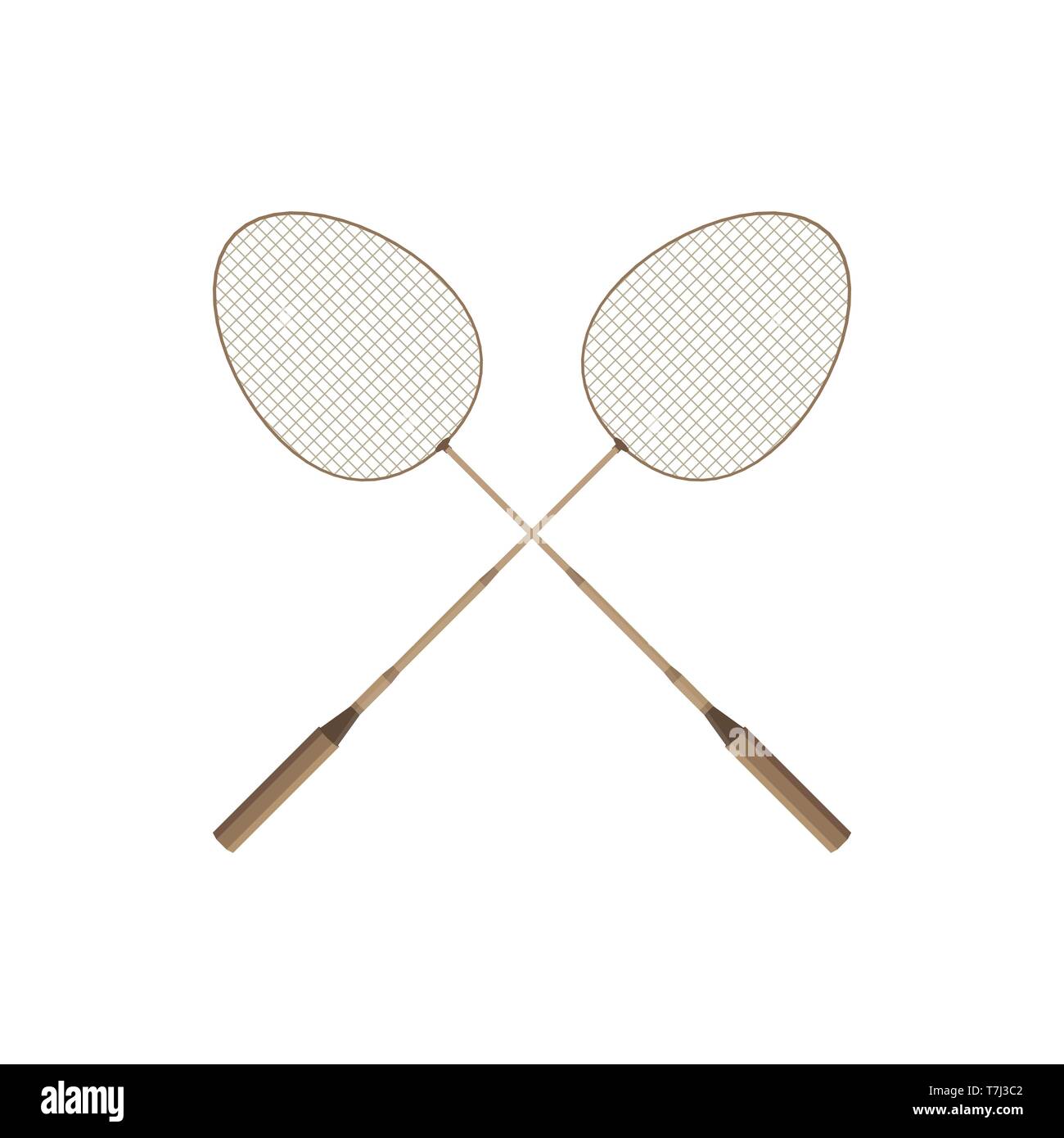 Badminton rio Symbol vektor design player Schläger Abbildung Sport Stock Vektor