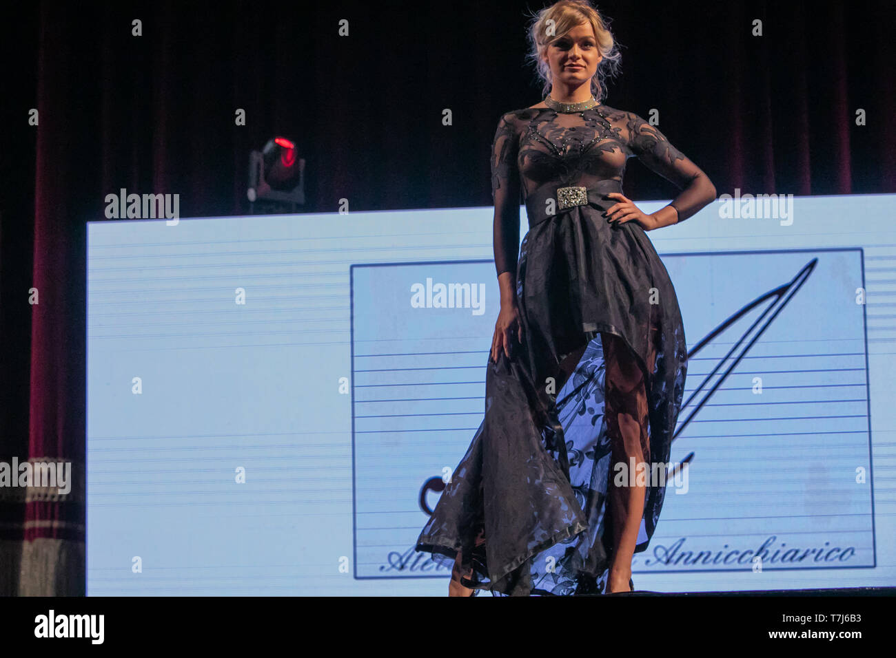 Palermo, Italien. 05 Mai, 2019. Mercedesz Henger während der Gran Gala Moda in Palermo. Credit: Antonio Melita/Pacific Press/Alamy leben Nachrichten Stockfoto