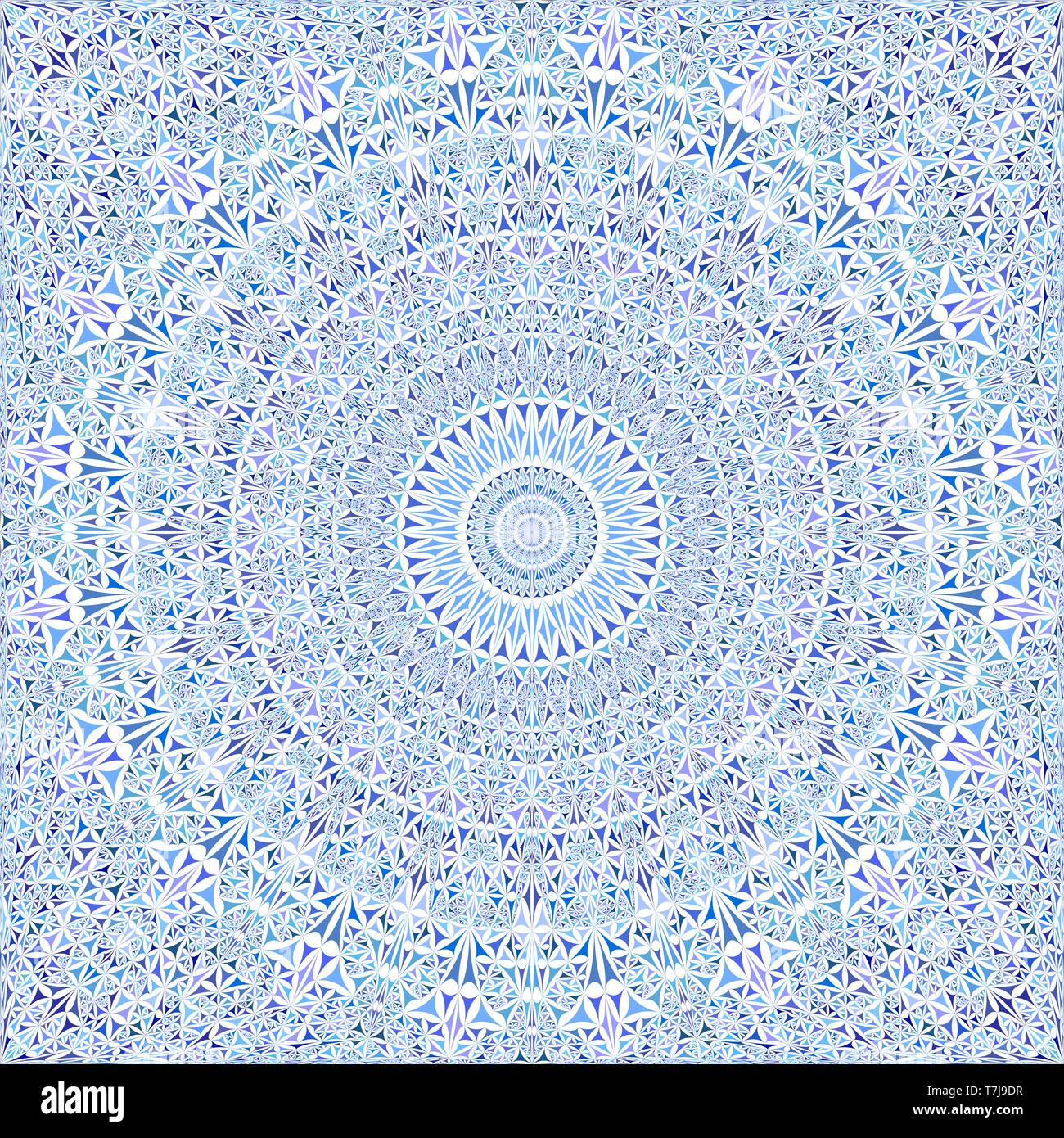 Blau nahtlose Kaleidoskop Muster Hintergrund design Stock Vektor