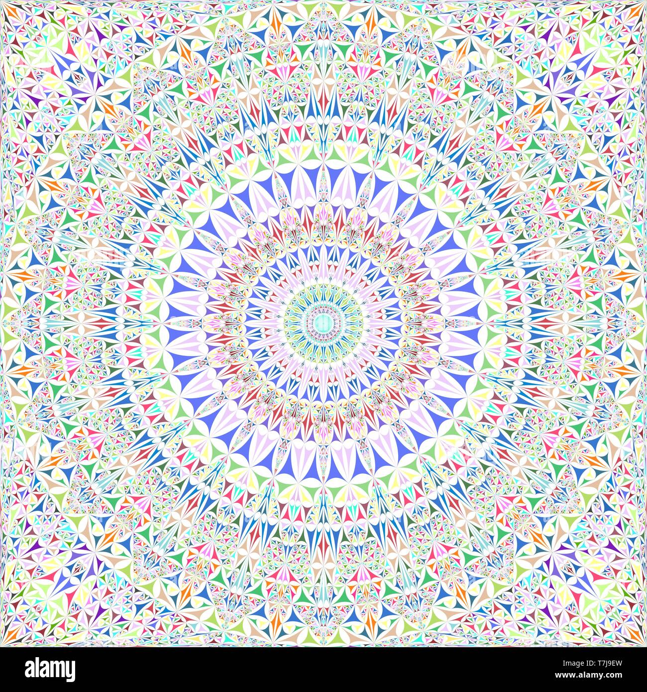 Bunte wiederholen Kaleidoskop Muster Hintergrund Design - Vector wallpaper Stock Vektor