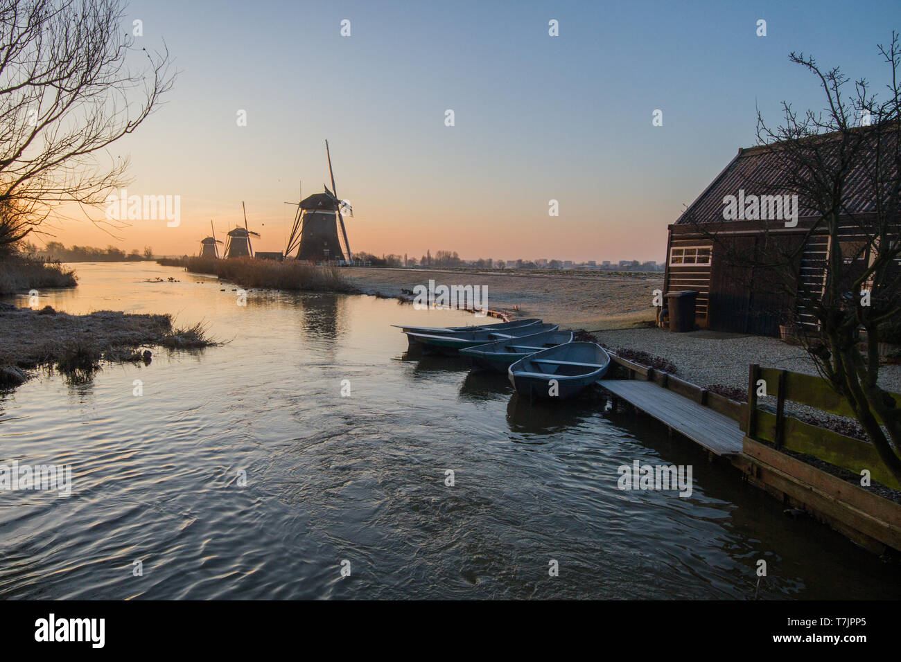 Drei Mühlen Stockfoto