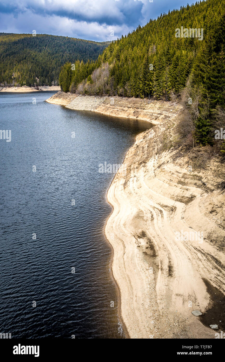 See Oasa Wasserbehälter, Siebenbürgen, Rumänien Stockfoto