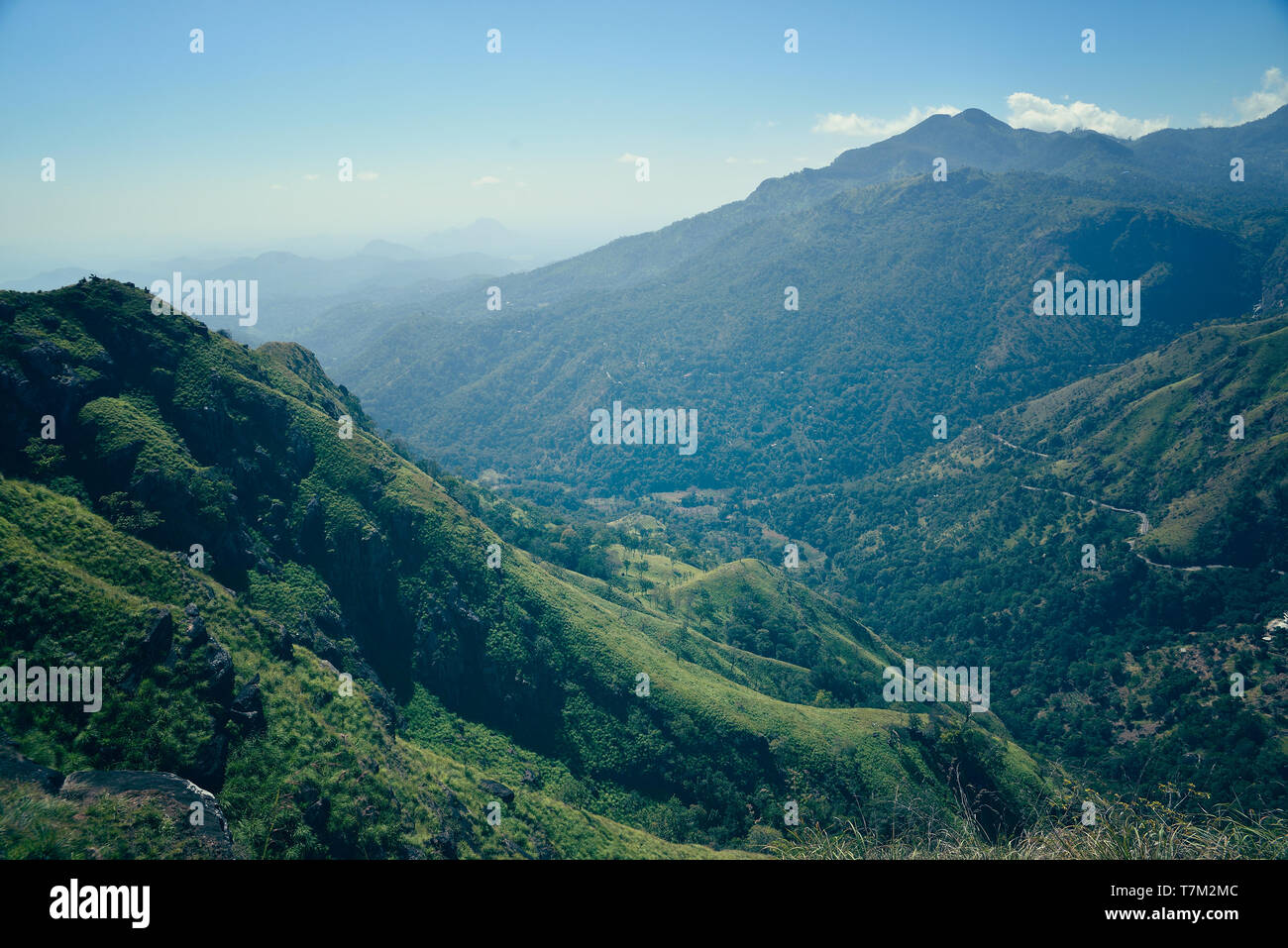 Berglandschaft in Sri Lanka Stockfoto