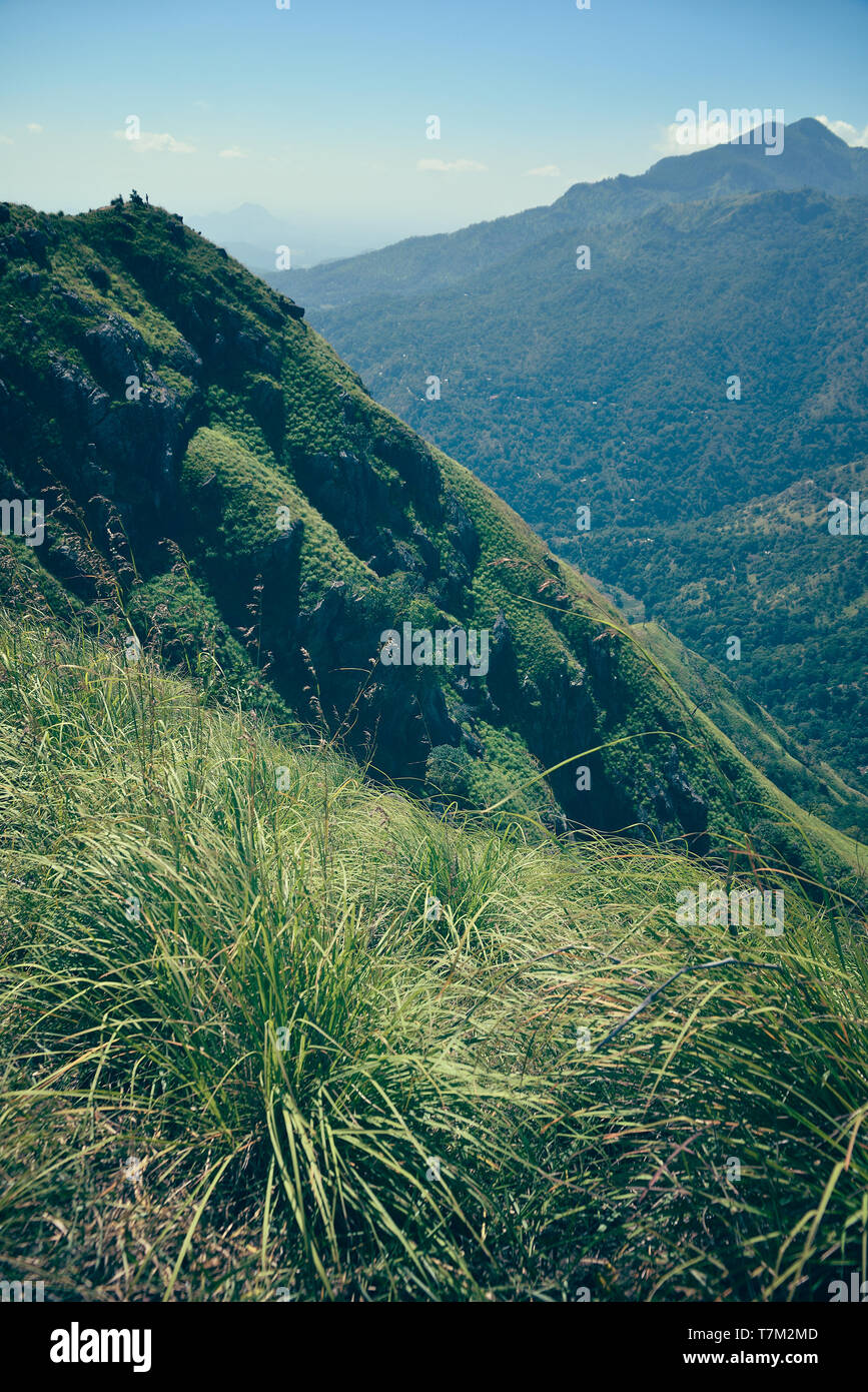 Berglandschaft in Sri Lanka Stockfoto