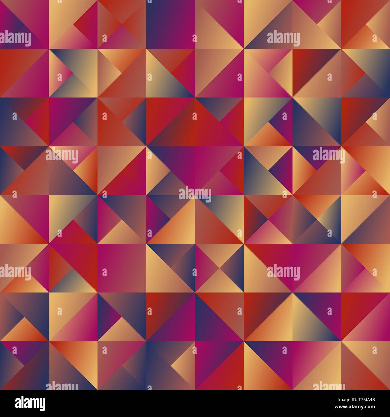 Minimale dynamische multicolor gradient Dreieck Mosaik Hintergrund Stock Vektor