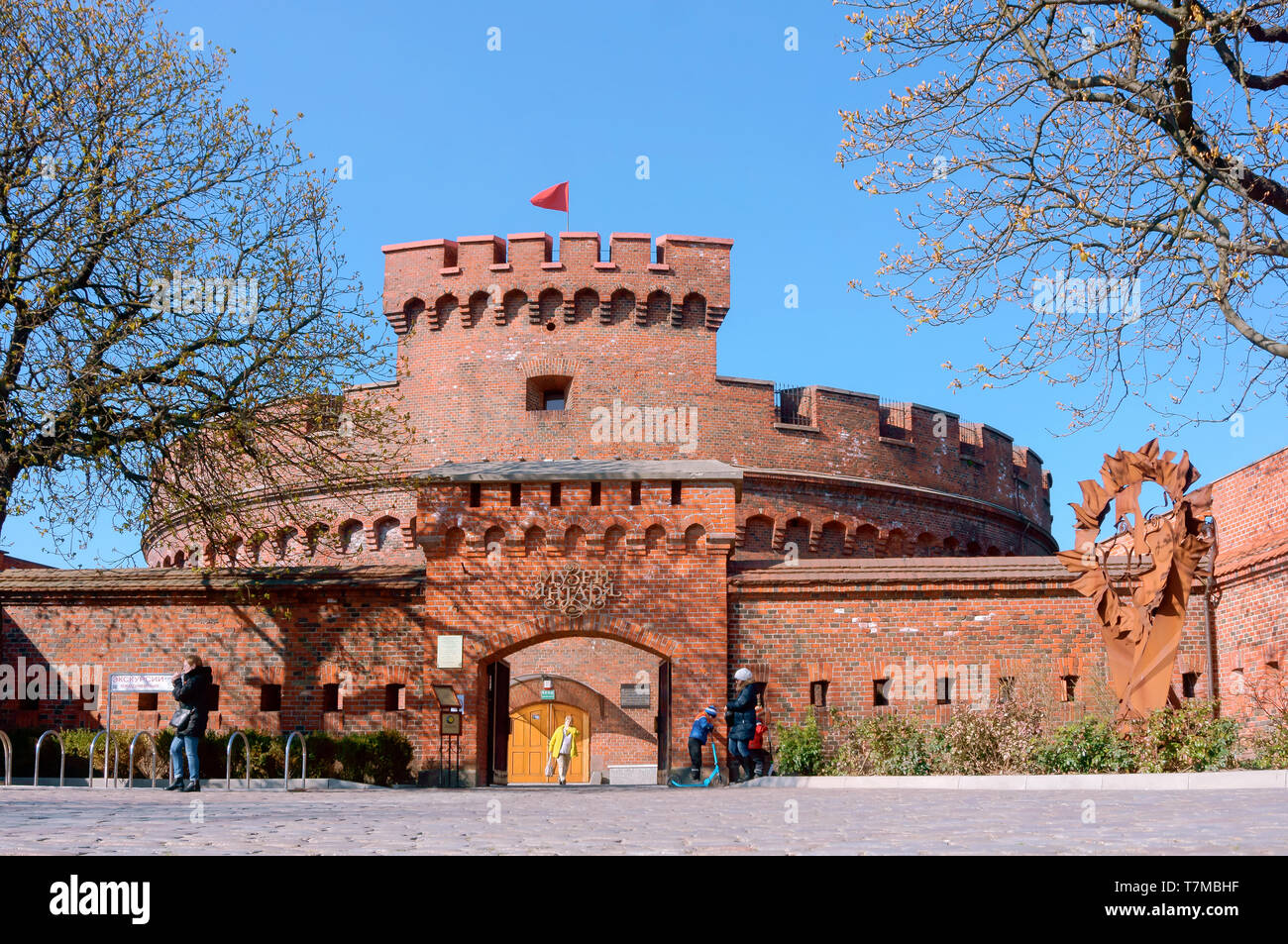 Kaliningrad regionale Bernstein Museum, don Tower, Rossgarten Tor, Kaliningrad, Russland, 13. April 2019 Stockfoto