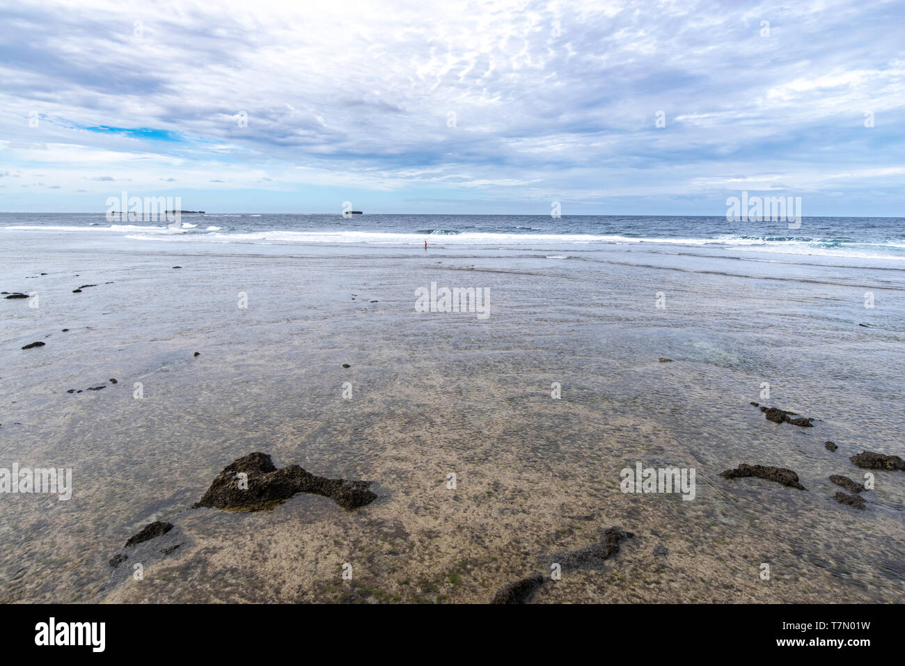 Wunderschöne Landschaft auf Wolke 9, Siargao Island, Philippinen Stockfoto