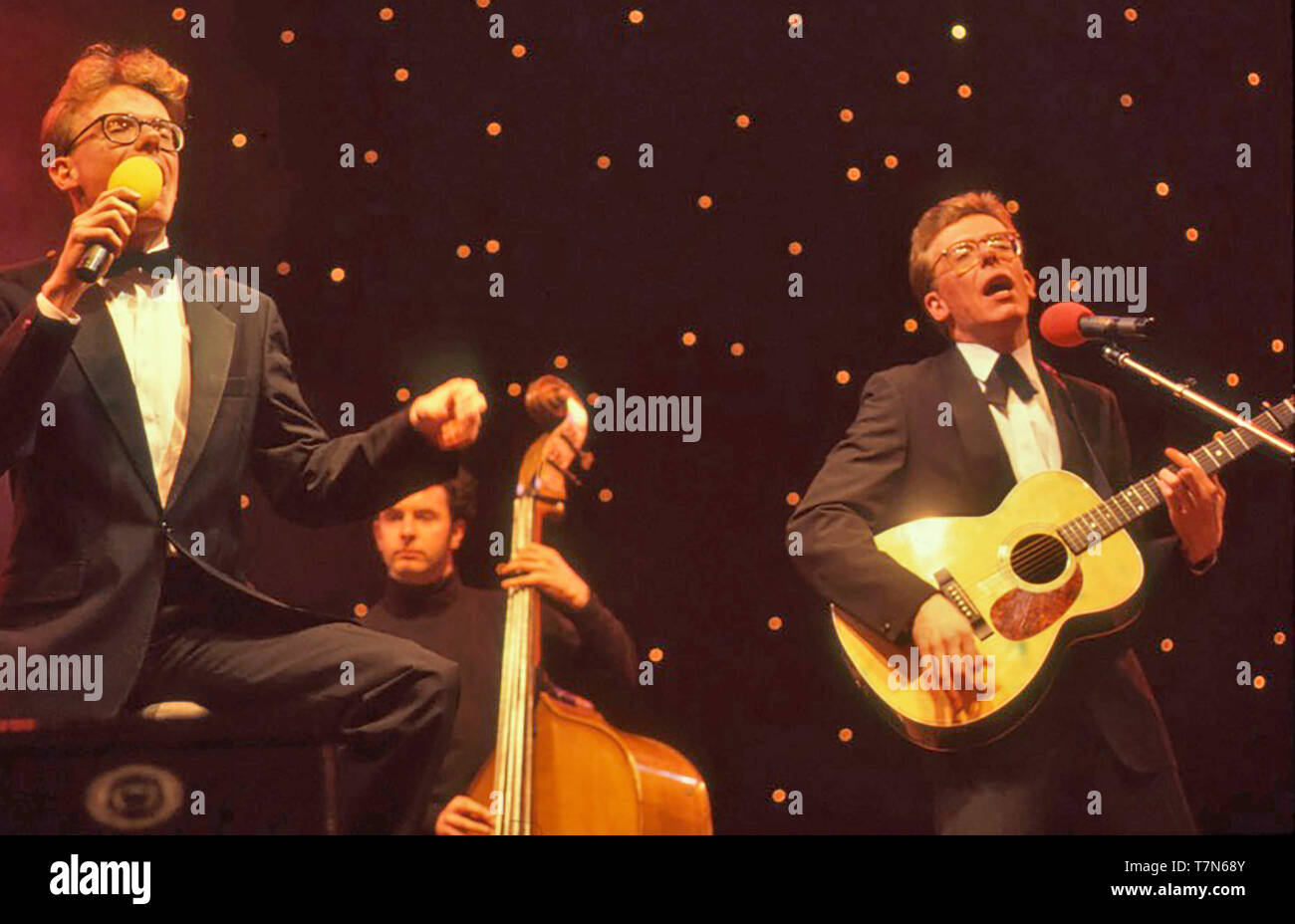 Die verkündiger Scottish Pop Duo über 1988 Stockfoto
