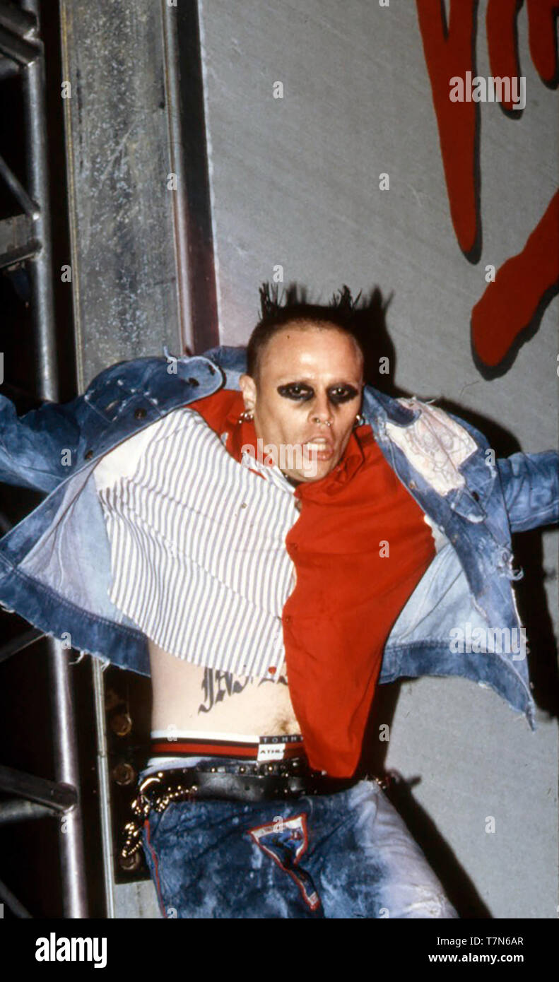 THE PRODIGY UK Rock Gruppe mit Keith Flint am U (& Konzert in Leeds im August 1997. Stockfoto