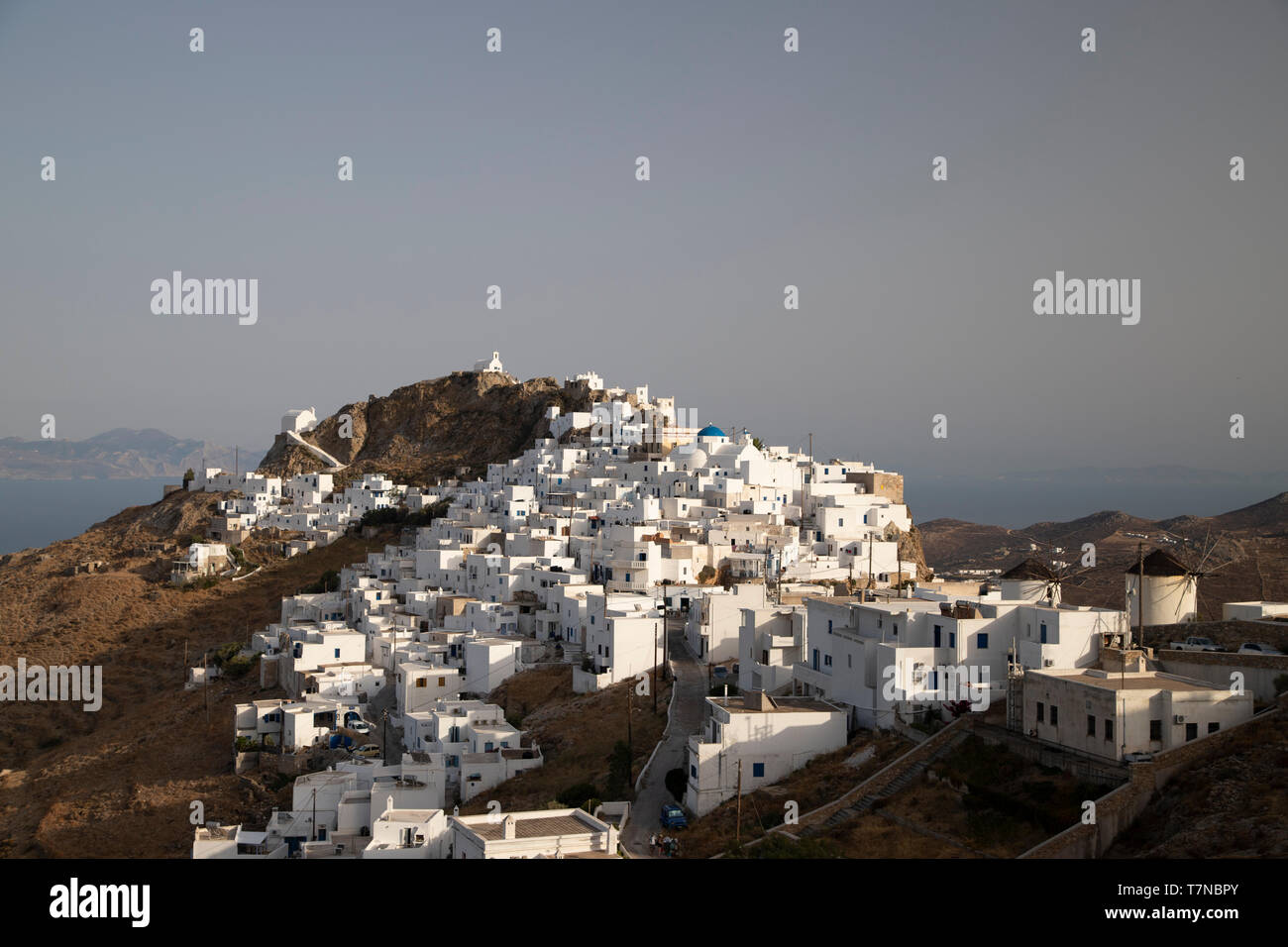 Griechenland, Kykladen, Serifos, Altstadt (Chora) Stockfoto