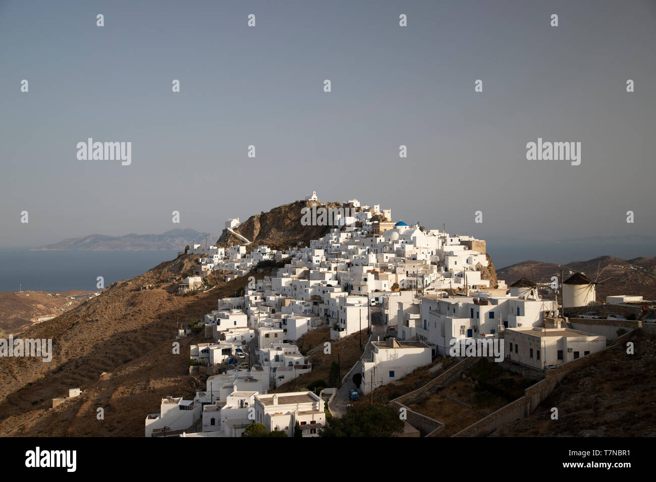 Griechenland, Kykladen, Serifos, Altstadt (Chora) Stockfoto