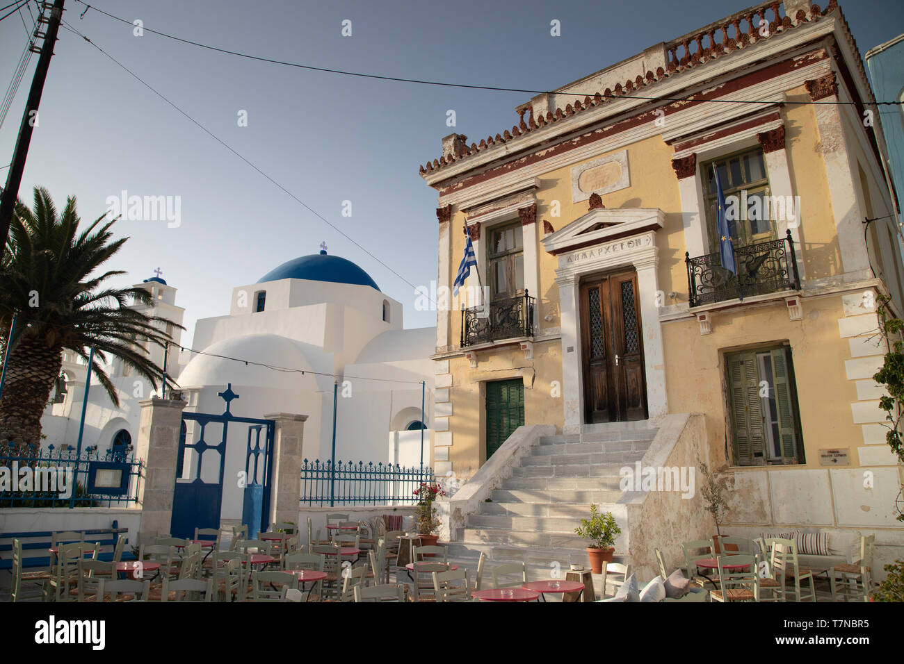 Griechenland, Kykladen, Serifos, Altstadt (Chora) Stockfoto
