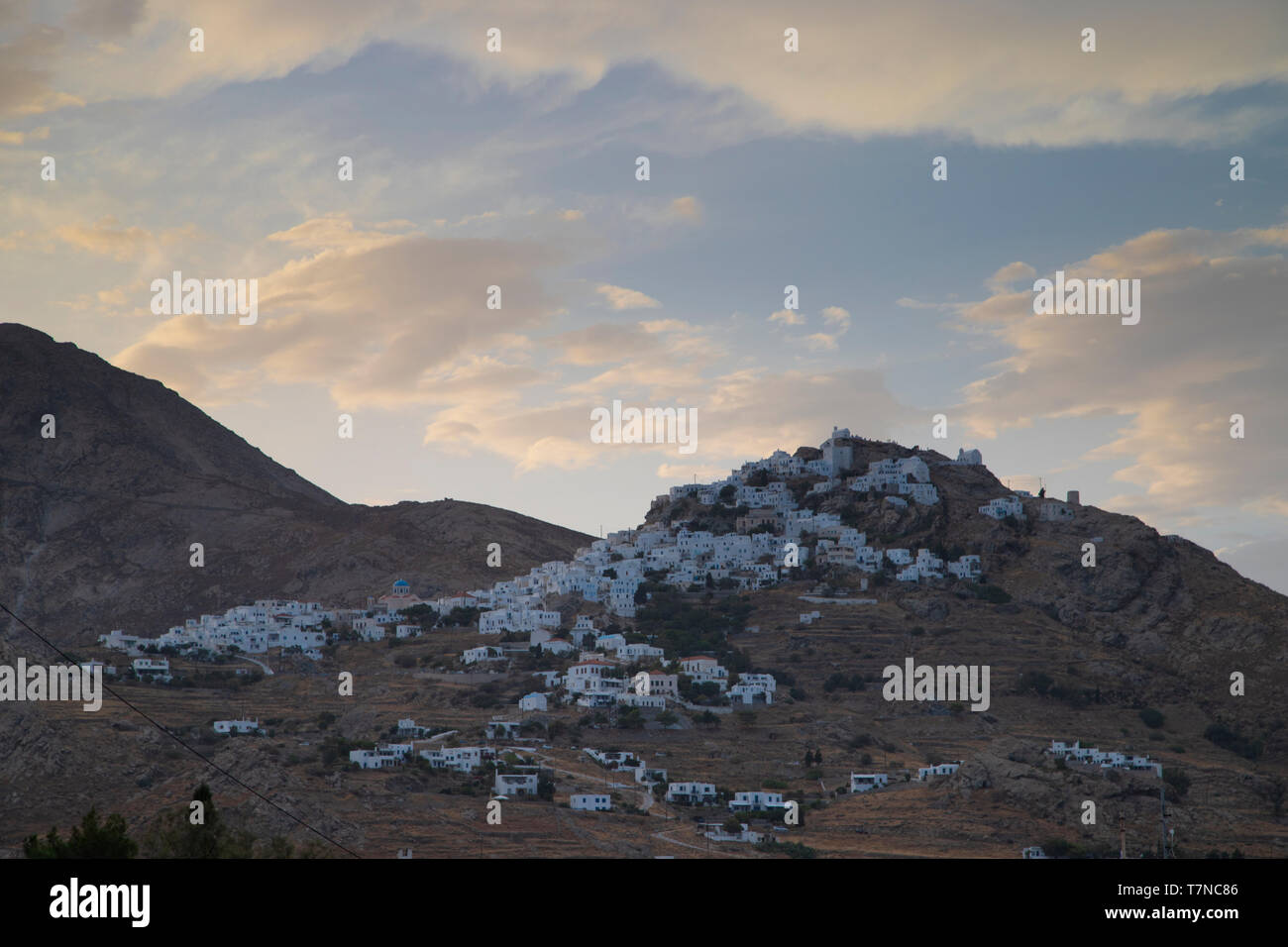 Griechenland, Kykladen, Serifos, Altstadt (Chora) Stockfoto