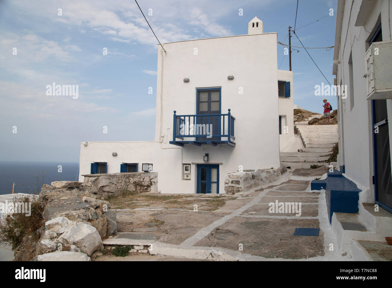 Griechenland, Kykladen, Serifos, Altstadt (Chora) Stockfoto