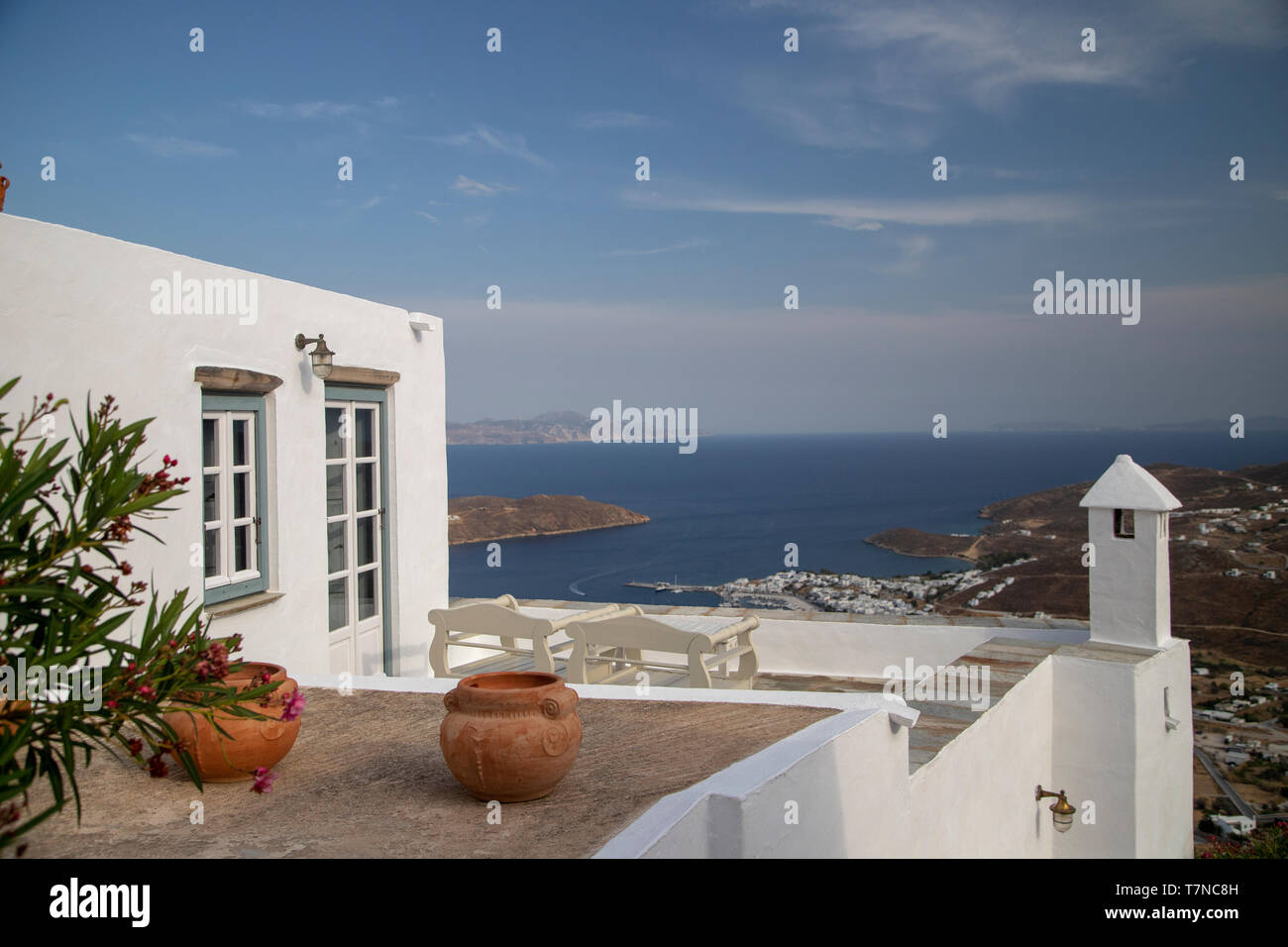 Griechenland, Kykladen, Serifos, Altstadt (Chora) Stockfoto