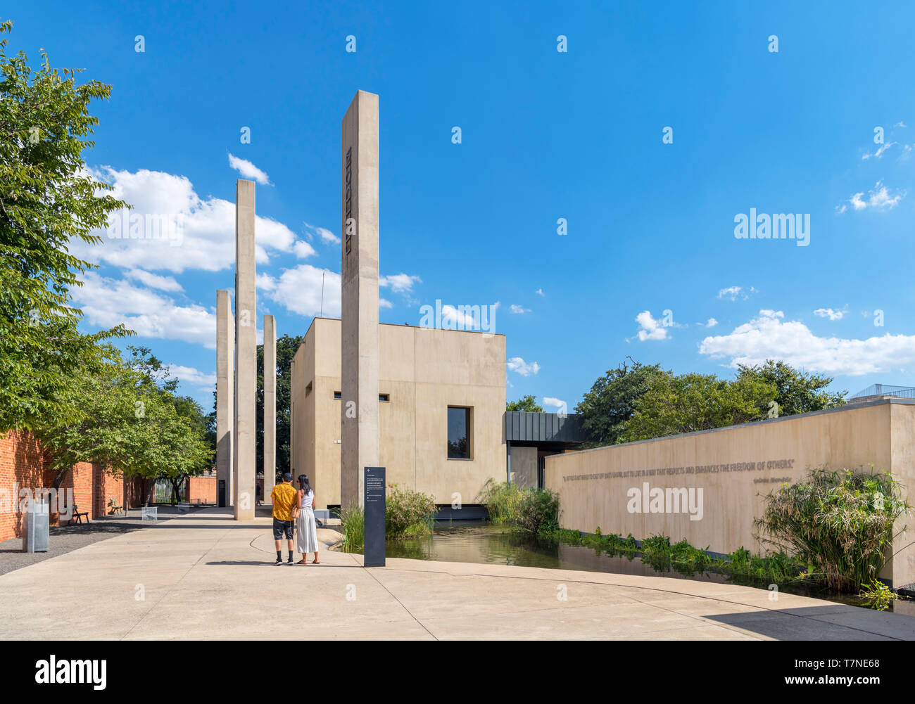 Das Apartheid Museum, Gold Reef City, Johannesburg, Südafrika Stockfoto