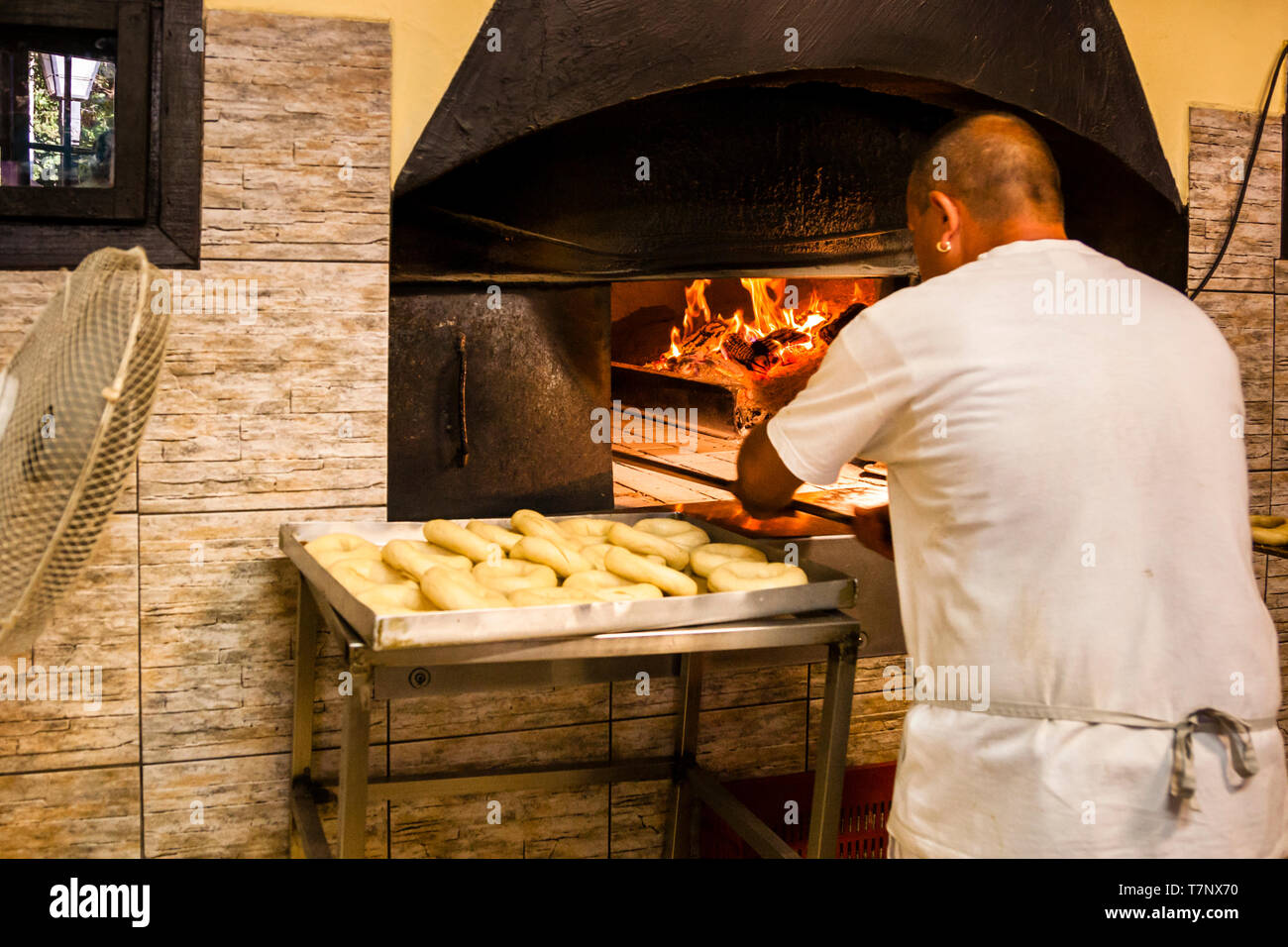 Traditionelle Bäckerei in Dobritsch, Bulgarien Stockfoto